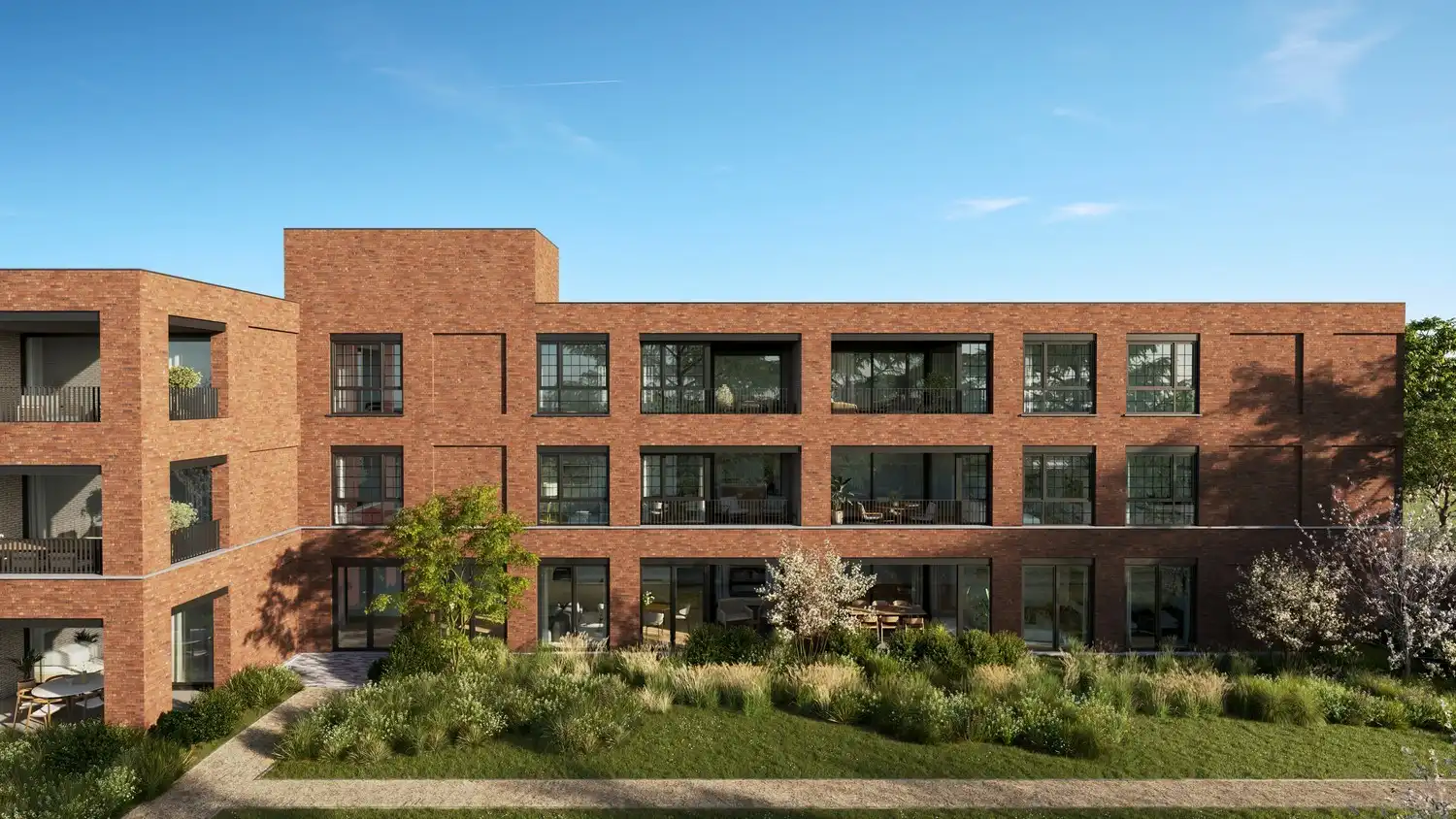 Gelijkvloers app. met 1 slpkr in uniek nieuwbouwproject foto 4