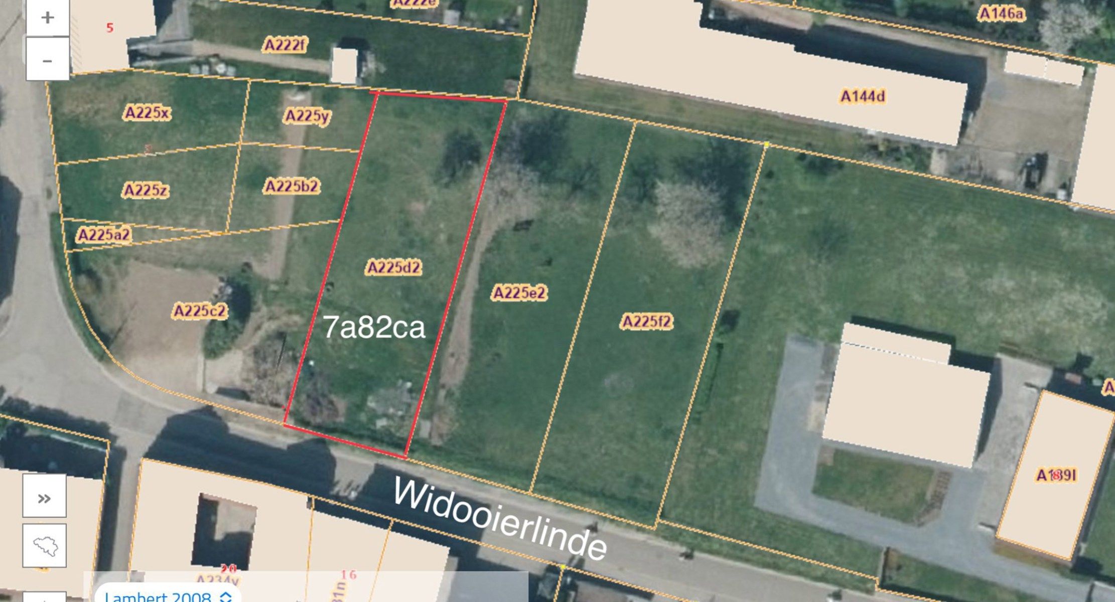 Ruim perceel van 782m² te koop in Widooie (Tongeren) , ideaal voor open bebouwing met noordelijke tuinoriëntatie foto 2