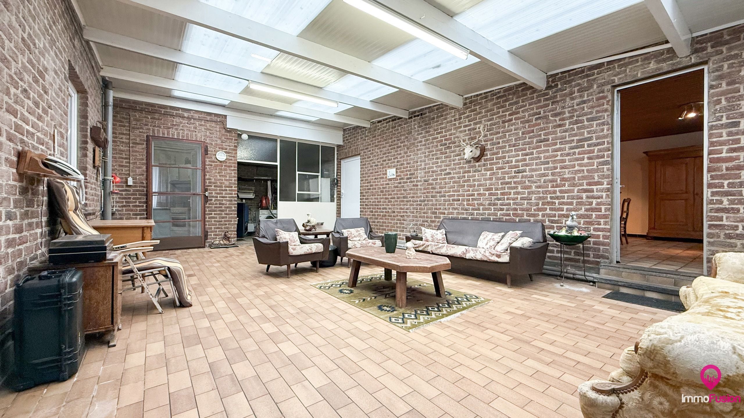 Bungalow met grote werkplaats en weide op 42 are in Alken foto 21