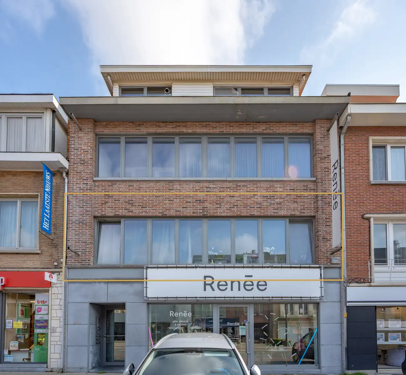 Goed gelegen appt met terras, kelder en parking voor de deur foto {{pictureIndex}}