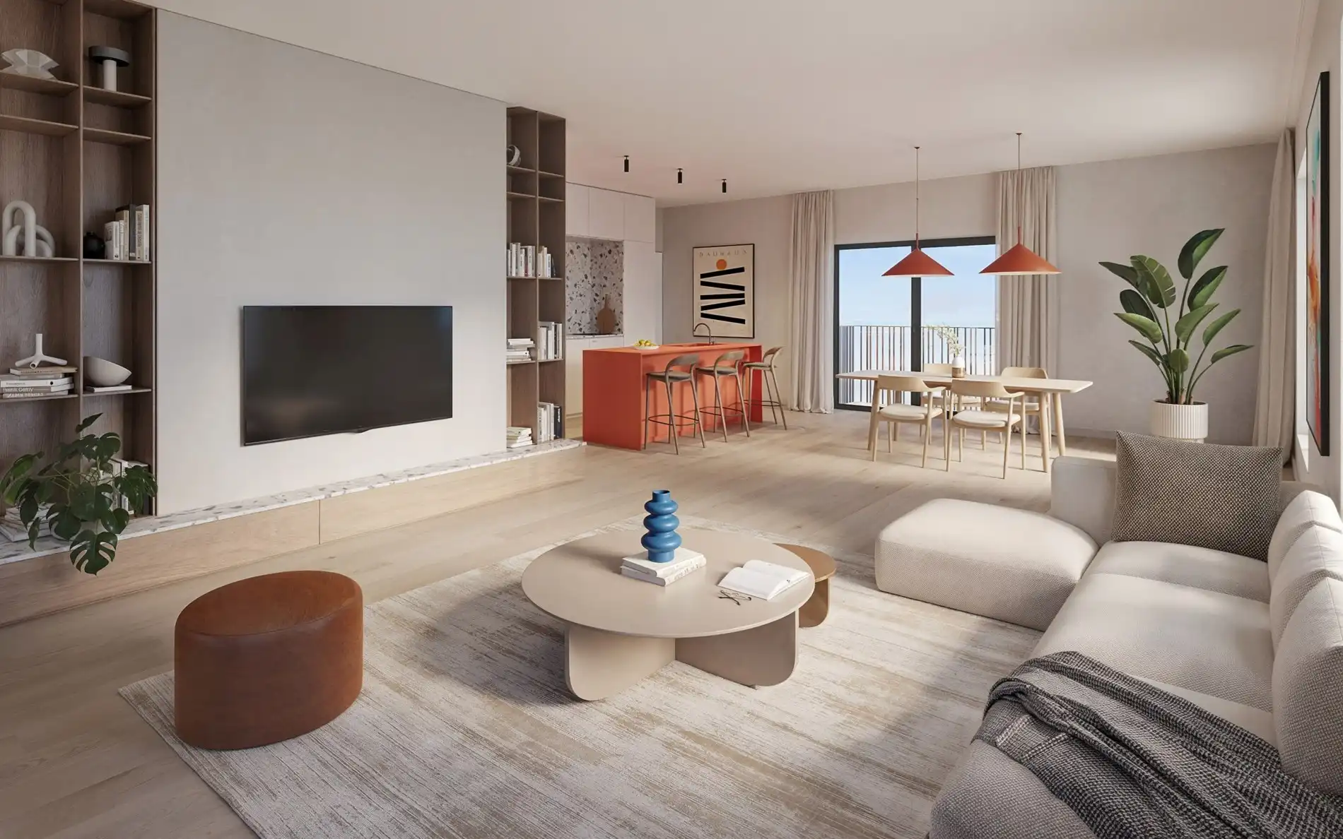 Energiezuinig nieuwbouwappartement met terras in centrum Oudenaarde foto 2