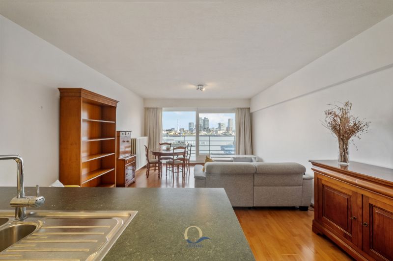 Fantastisch gelegen 1 slpk app. met panoramisch zicht over de Visserskaai ! foto 2