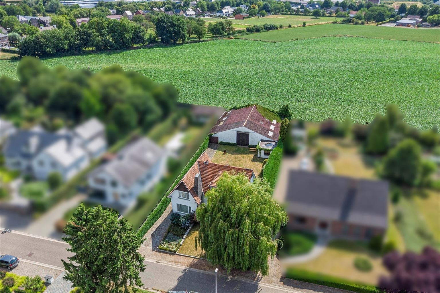 Uniek perceel van 11a42ca met woning en achterliggende loods op toplocatie in Aldeneik – Maaseik.  foto 6