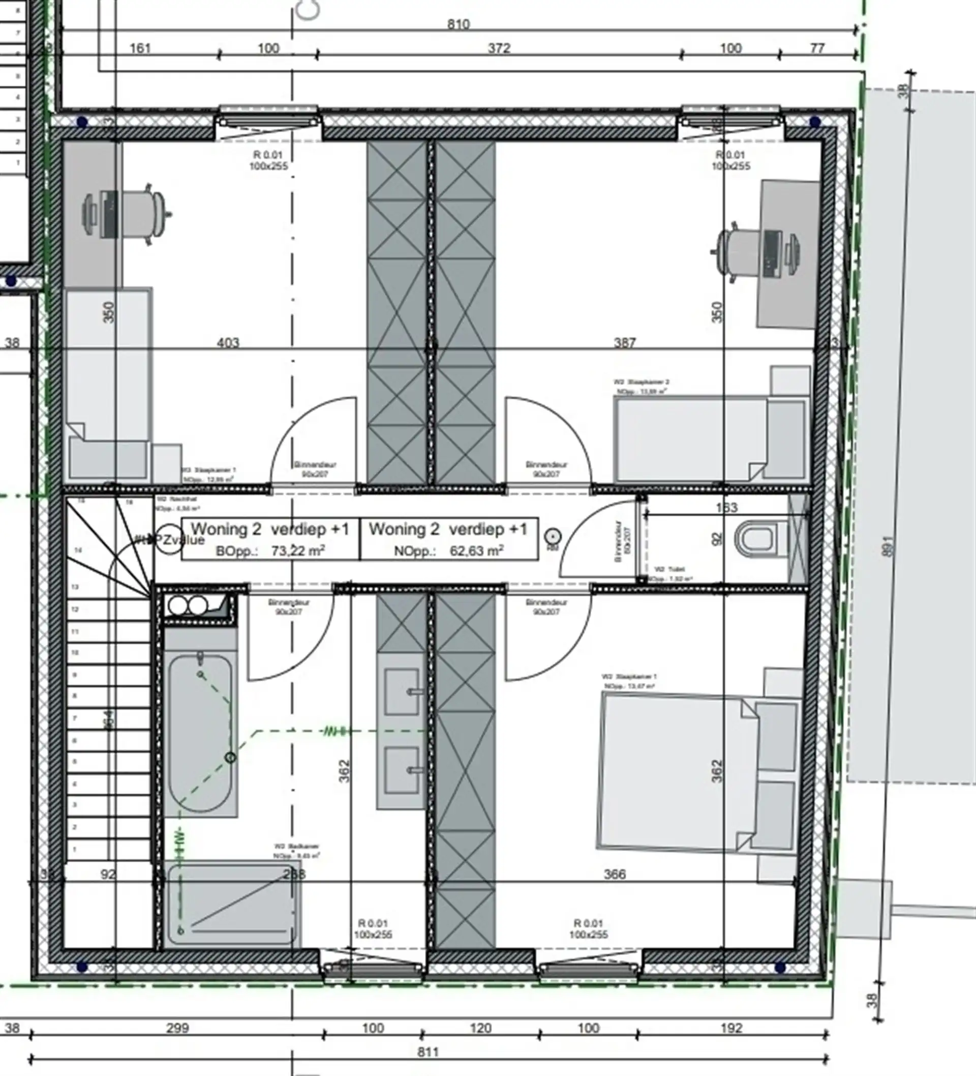 Gesloten nieuwbouwwoning met 3 slaapkamers en mooie tuin. foto 7