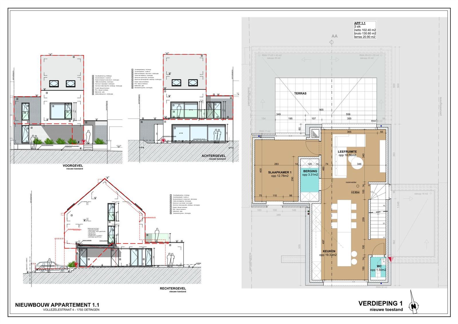 Nieuwbouw duplex-appartement TE KOOP te Oetingen foto 2