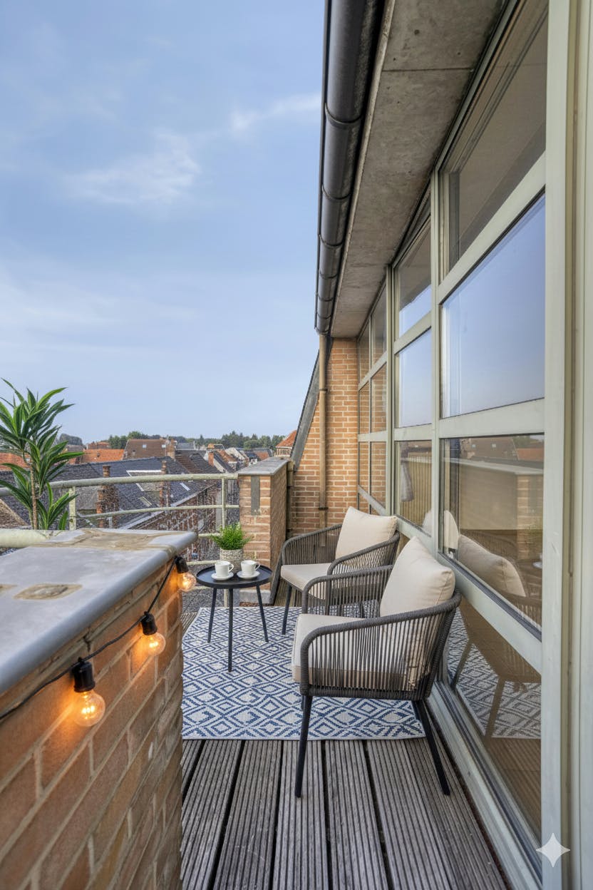 Instapklaar energiezuinig appartement met 3 slaapkamers in hartje Roeselare foto 7