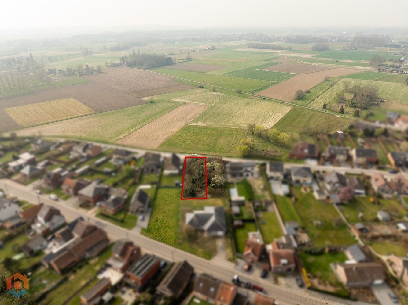 Bouwgrond van 671 m² voor halfopen bebouwing te Tildonk foto 8