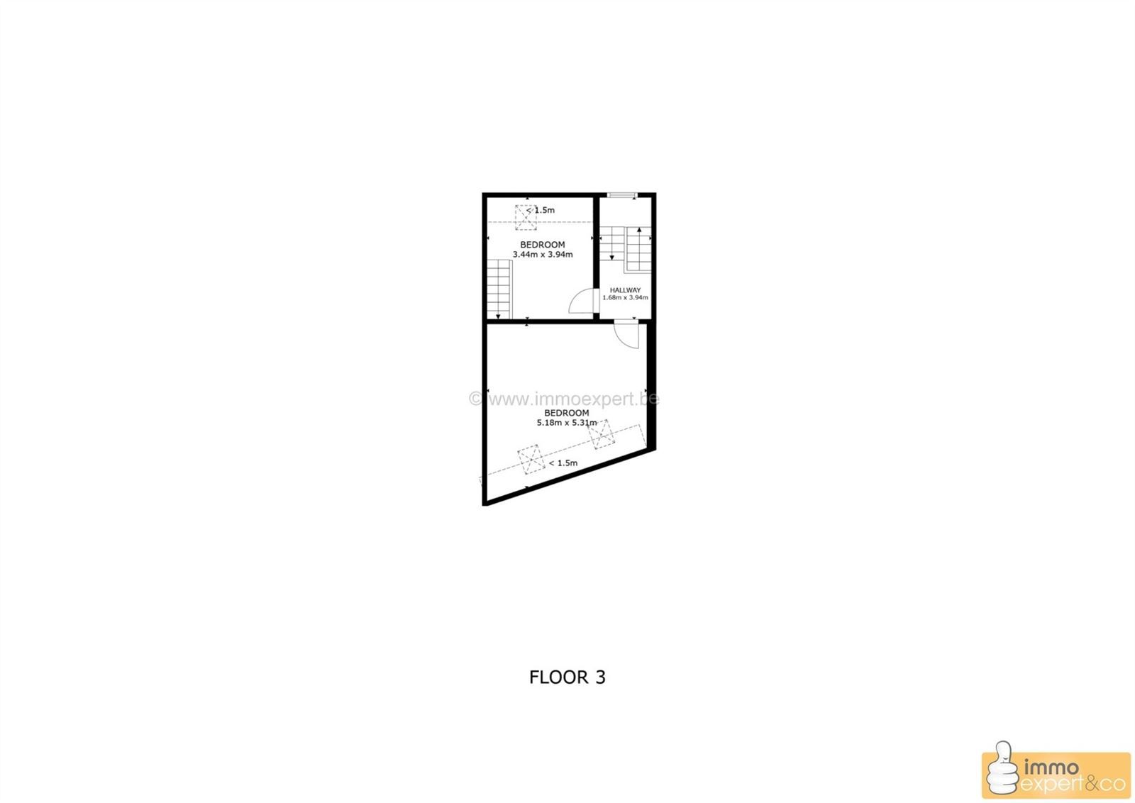 TERNAT: woning met 4 slpks, mezzanine en tuin foto 22