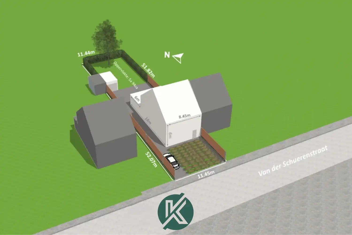 Strategische bouwgrond op een mooi perceel foto 6