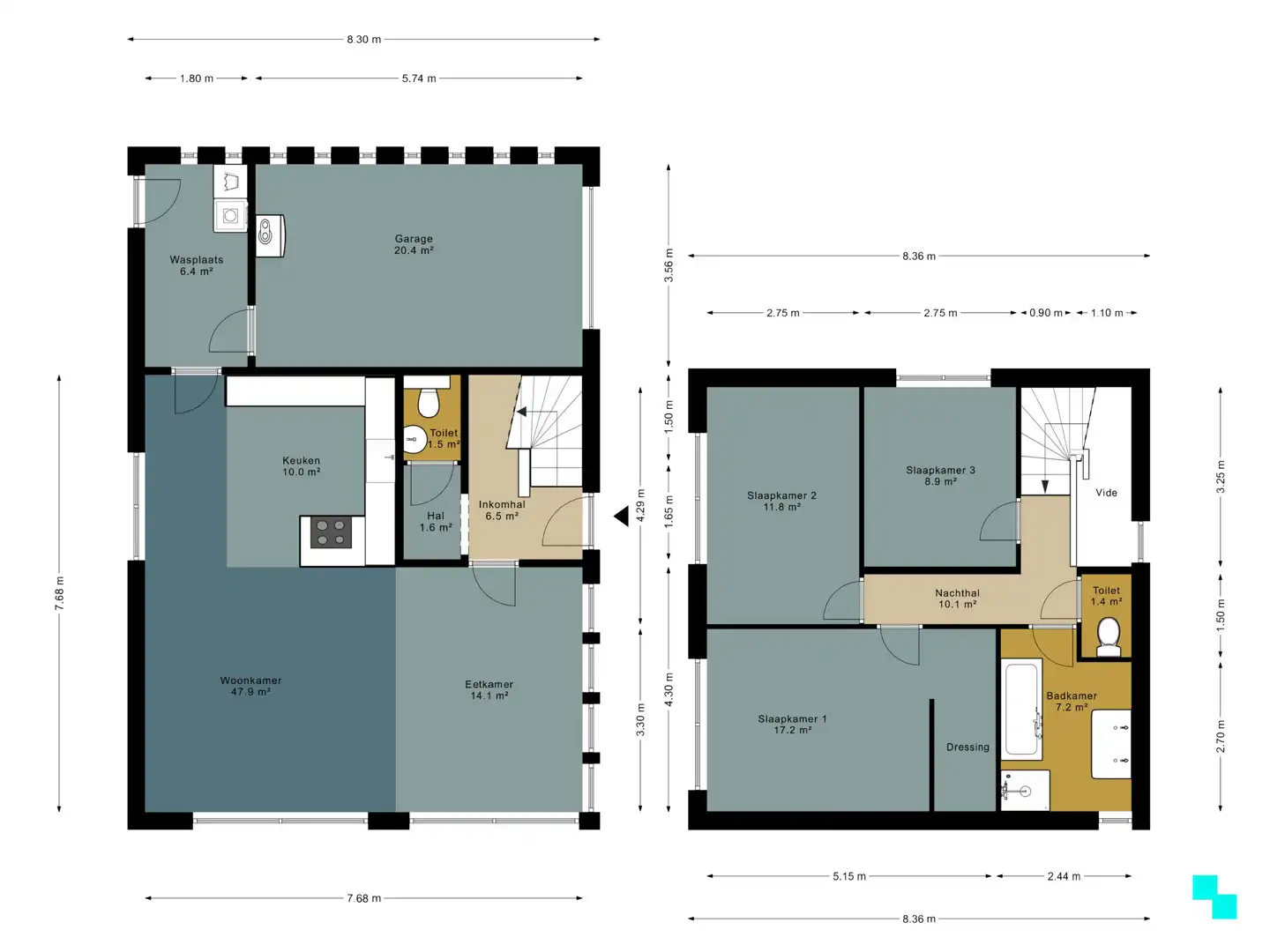 Recente villa in woonwijk te Merelbeke Kwenenbos foto 30