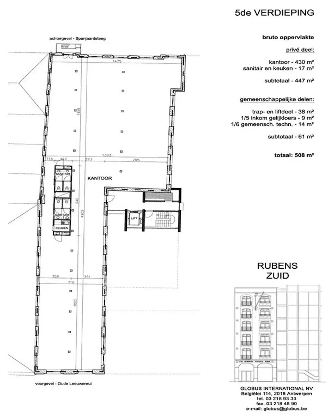 Kantoor 508m² te huur foto 3