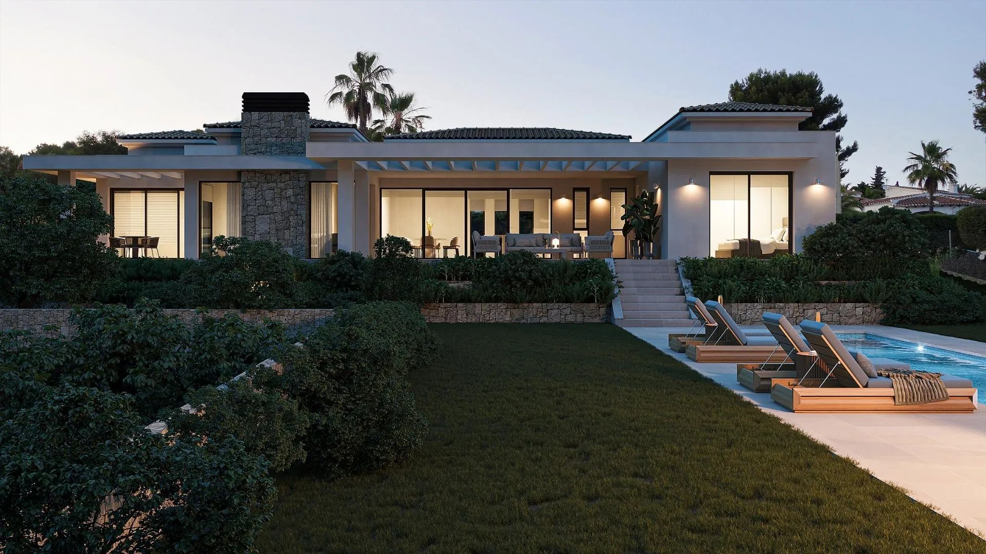 Ervaar ultieme luxe en natuurlijke schoonheid in deze exclusieve nieuwbouwvilla in Javea – ruimte, comfort en design op een toplocatie aan de Costa Blanca foto 4