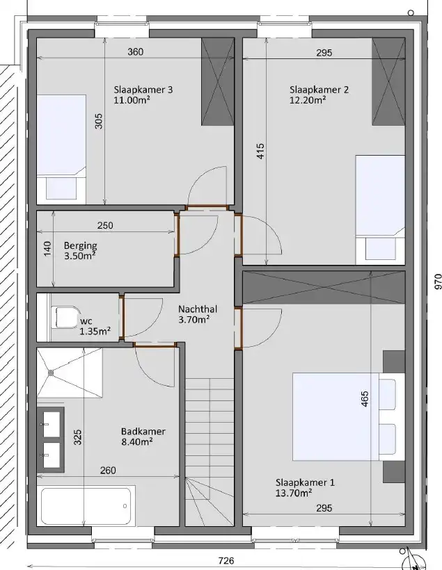 Energiezuinige instapklare woning met garage en tuin, rustig en heel centraal gelegen ( 6% BTW )  foto 9