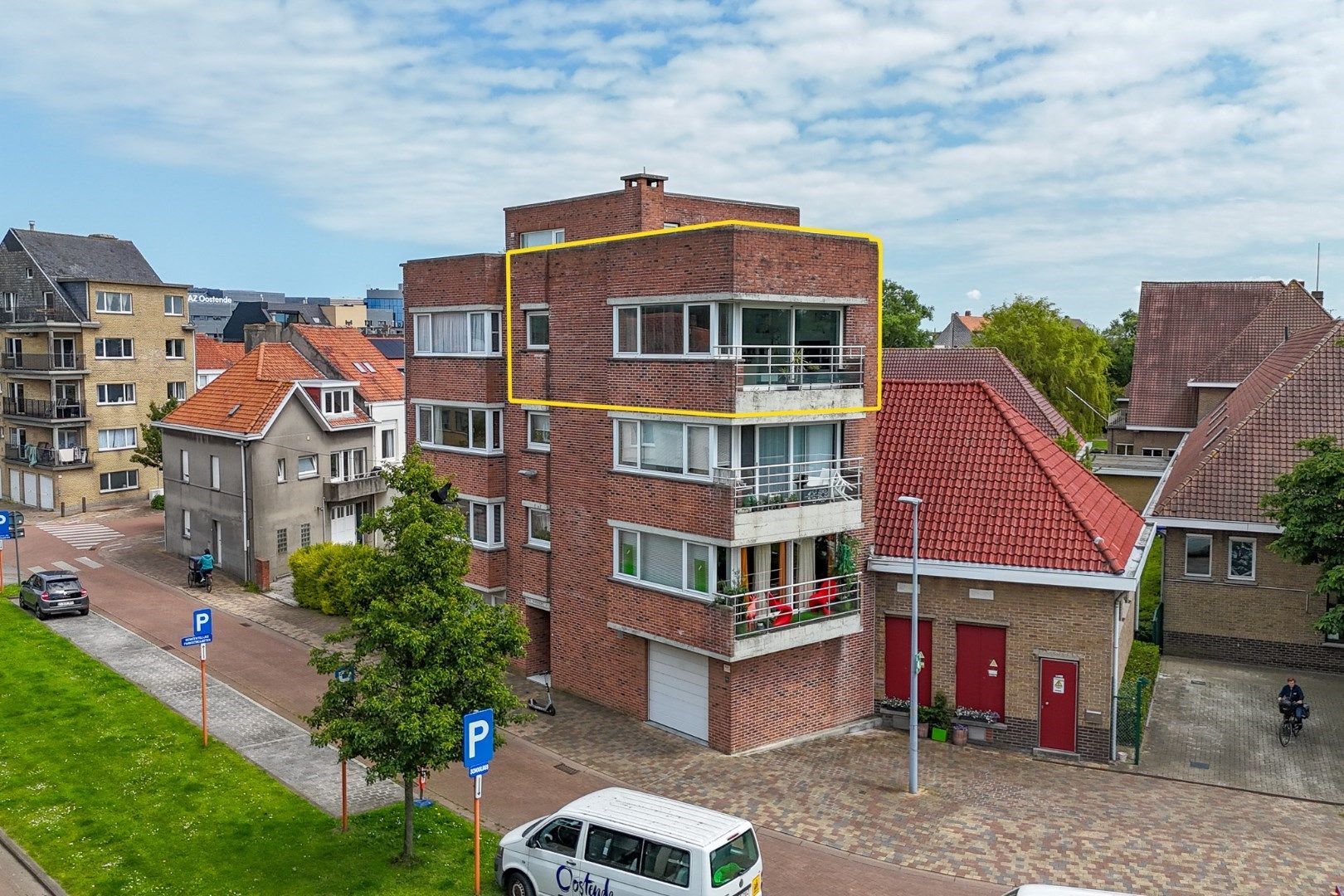 Lichtrijk appartement (3e verd) met mooi open zicht te Oostende foto 12