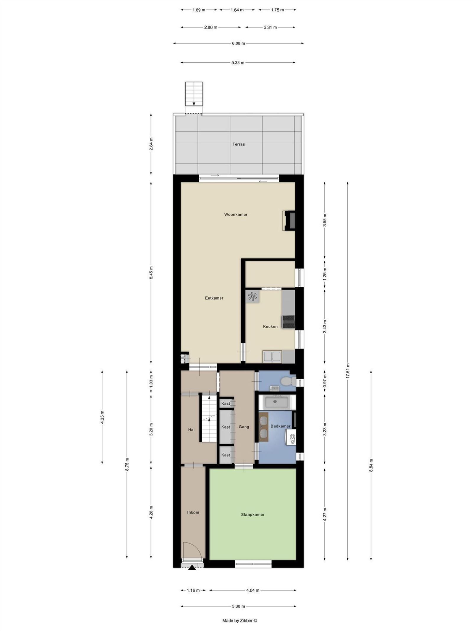 Charmante 3-gevelwoning (8a85) met mogelijkheid tot 5 slaapkamers te Halle foto 3