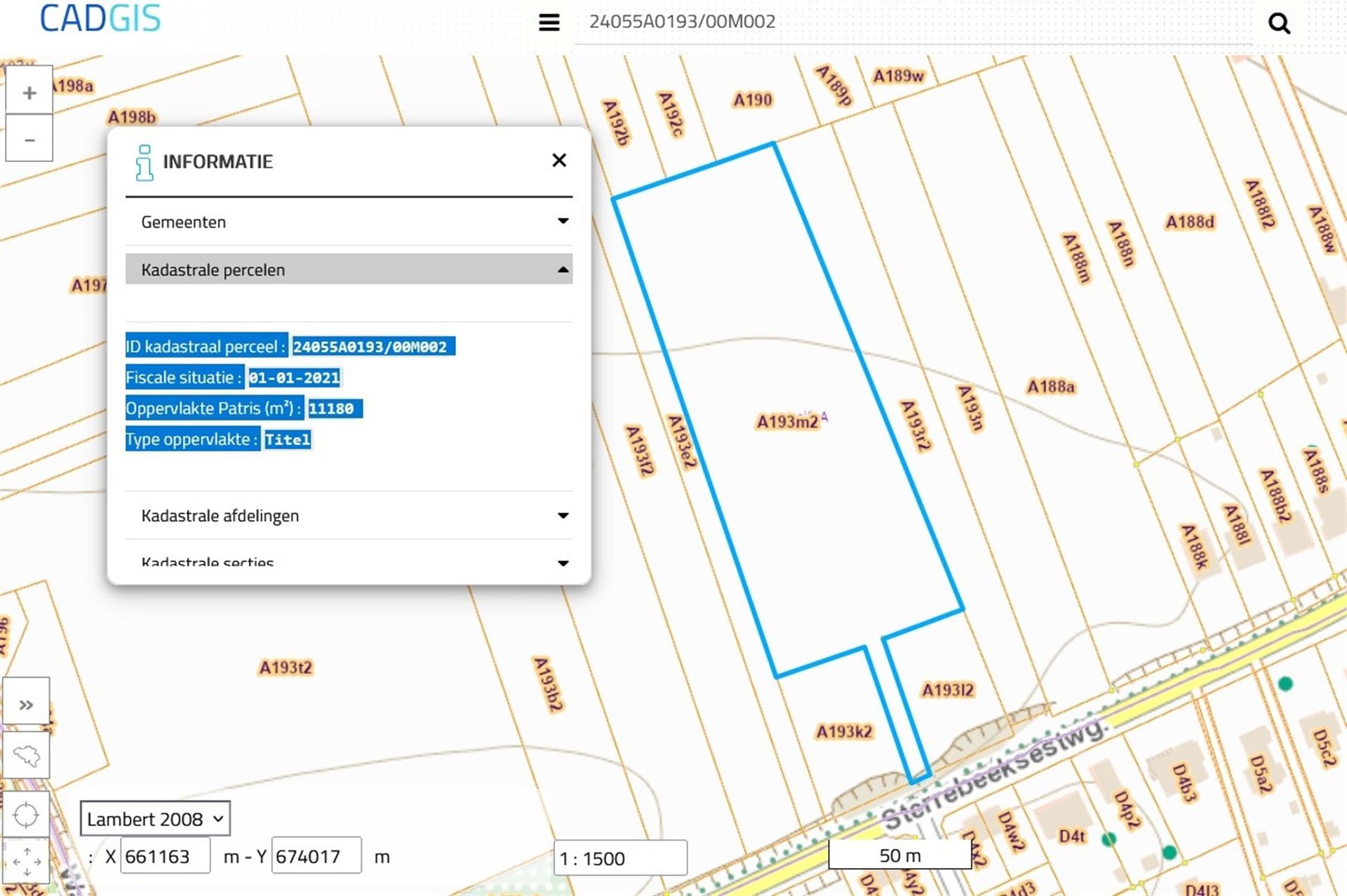 Verpachte landbouwgrond van 1,11 hectare grenzend aan straat foto {{pictureIndex}}