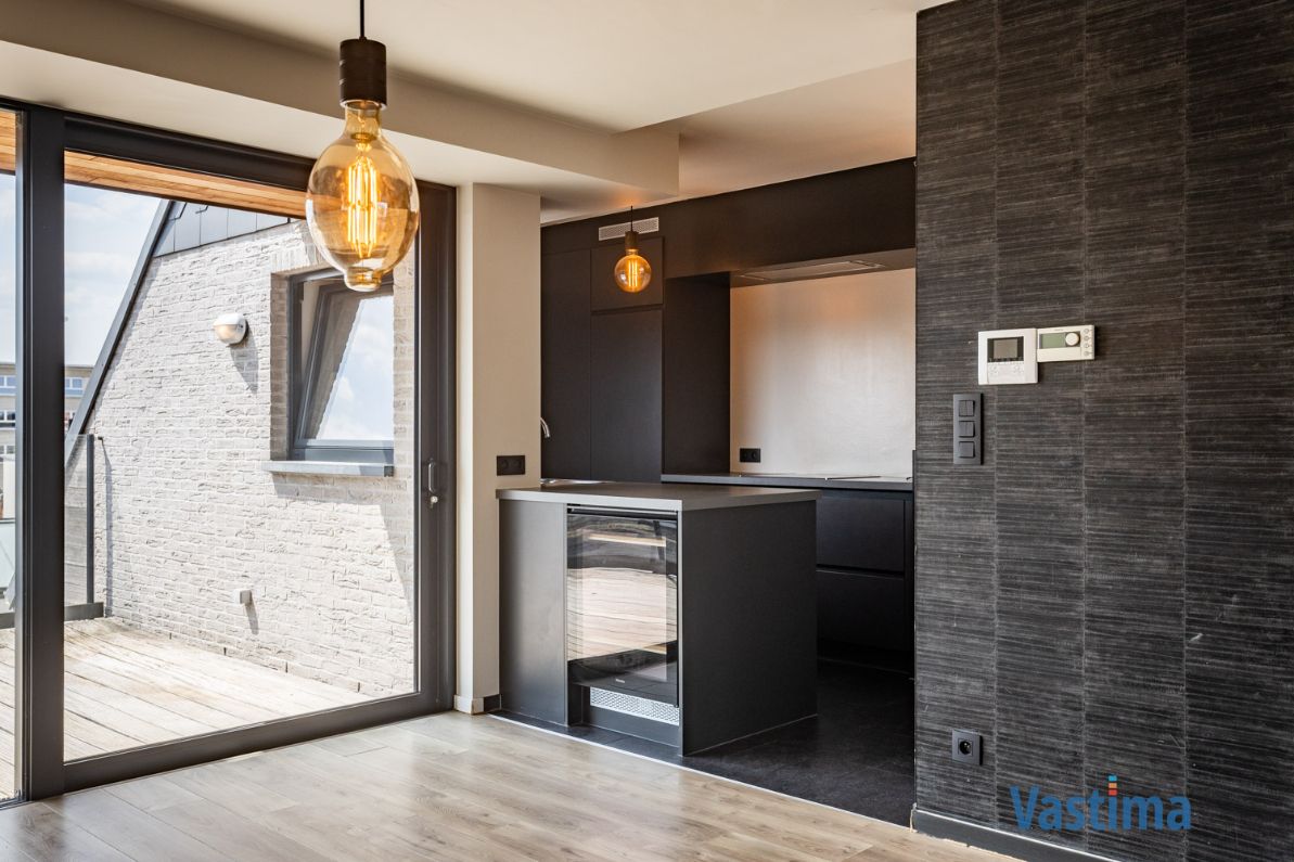 Penthouse met 2 terrassen met zicht over de skyline van Aalst foto 13