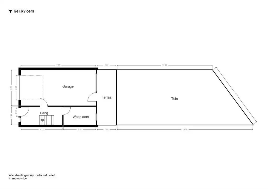 Bel-étage woning met oprit en  ruime tuin foto 20