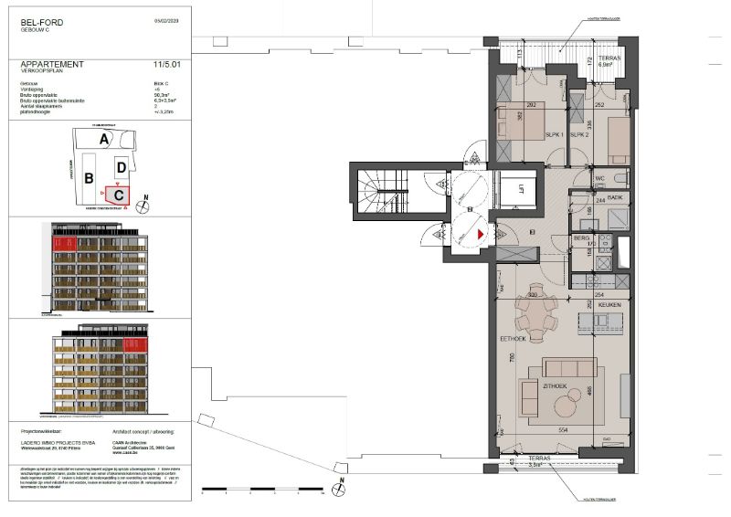 Roeselare-centrum : Aan de Hendrik Consciencestraat komen 19 woonunits in het stijlvolle appartementsgebouw "Maene". foto 2