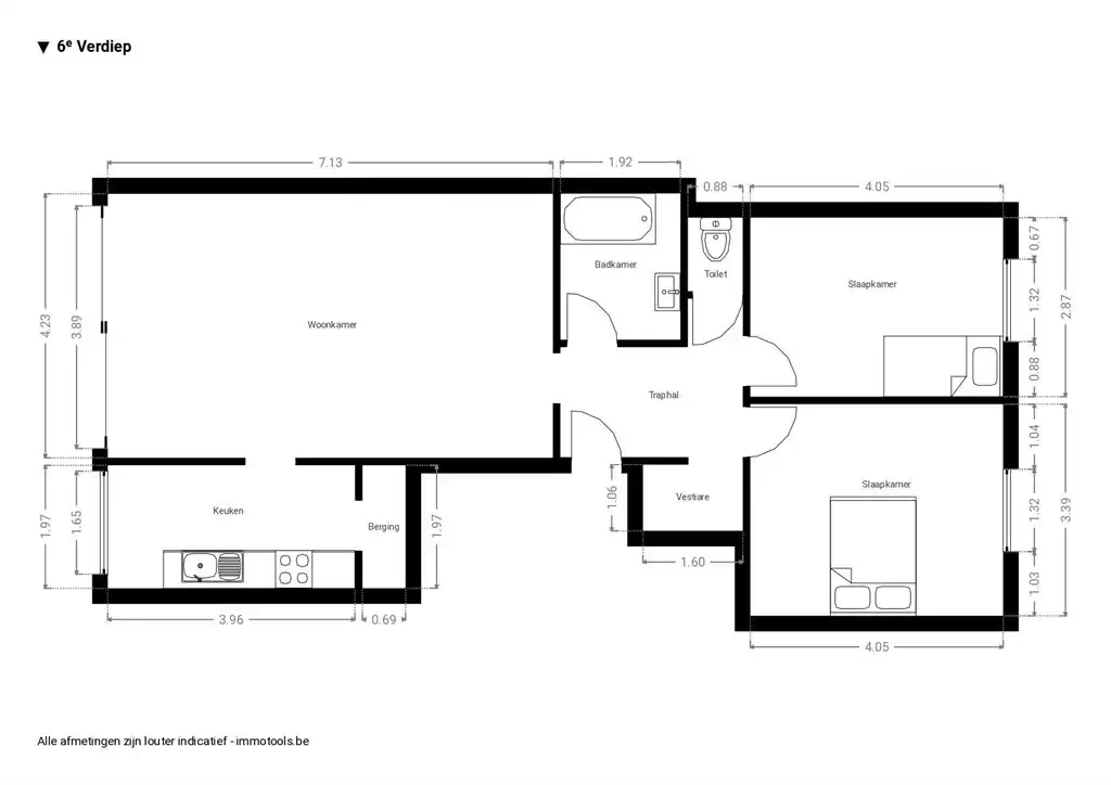 2 slaapkamer appartement met vergezichten foto 16