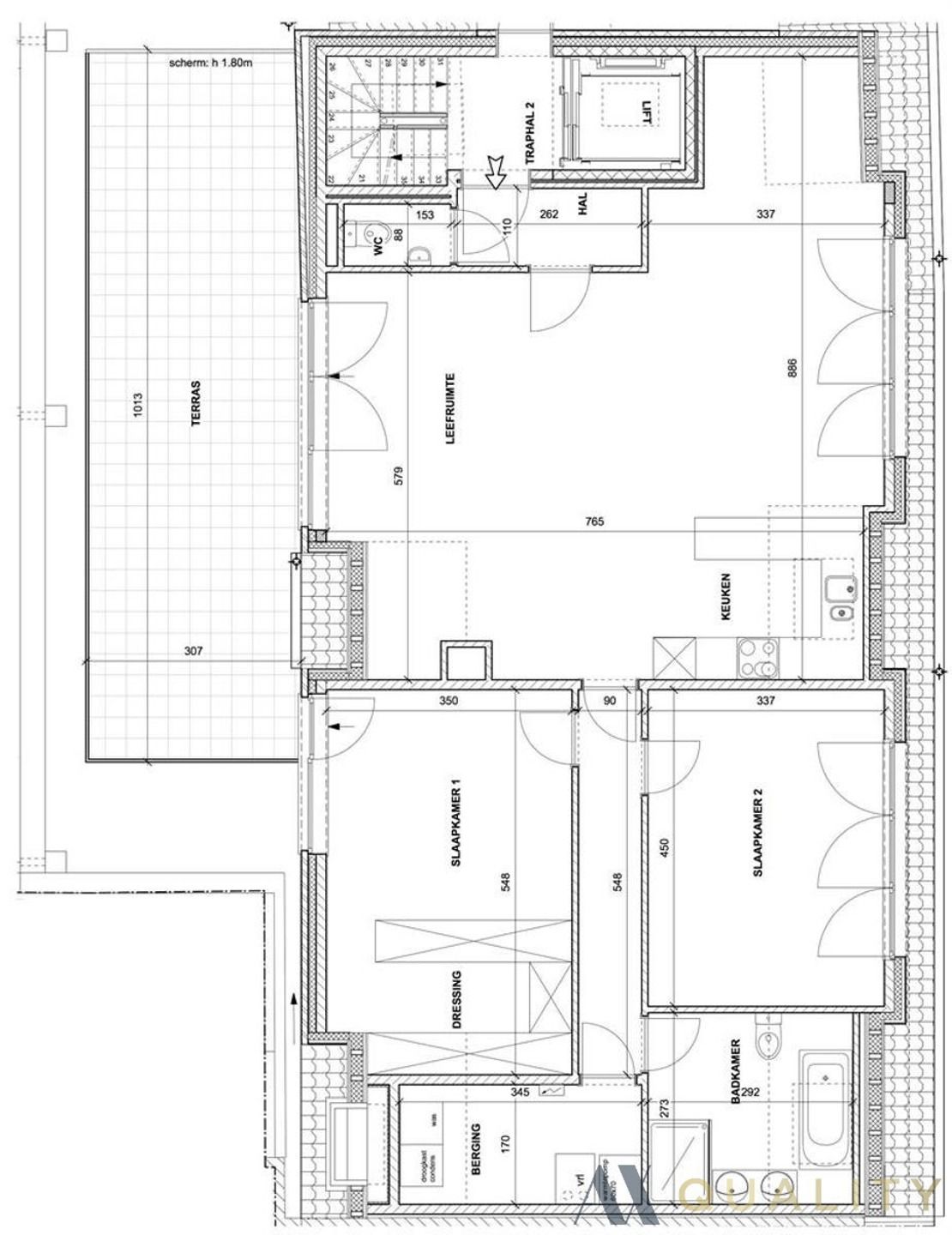 Mooi dakappartement met zonneterras in Wintam foto 19