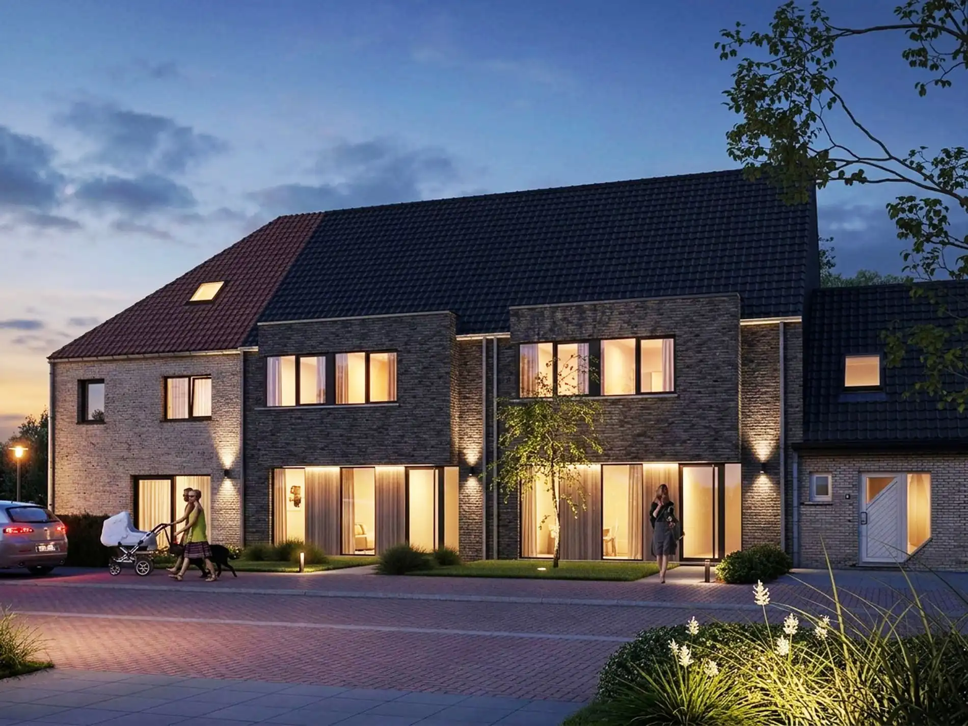 Moderne BEN-nieuwbouwwoning met warmtepomp, zonnepanelen en vloerverwarming foto {{pictureIndex}}