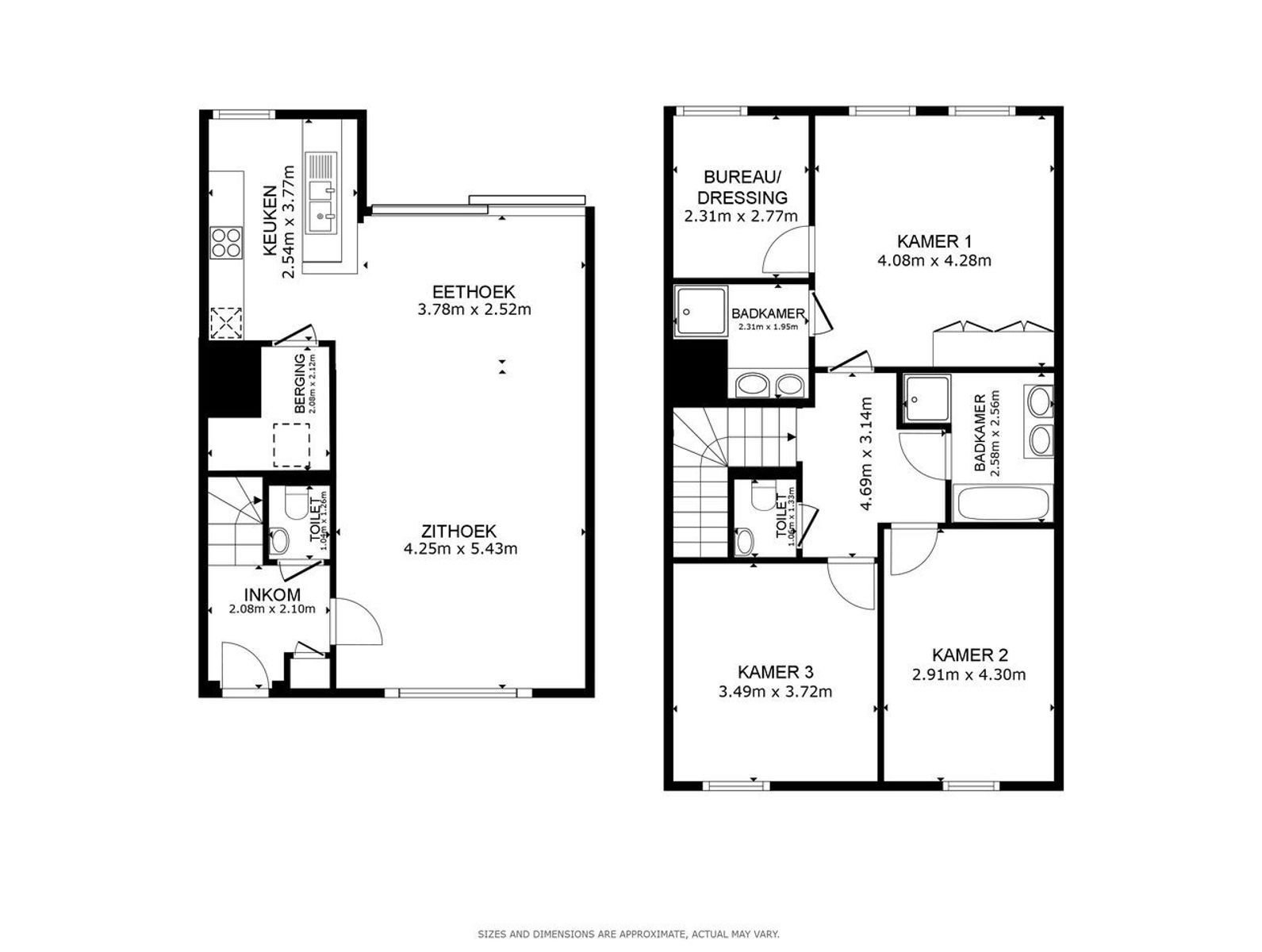 Ruim 3 slpk. appartement nabij centrum Gent foto 22