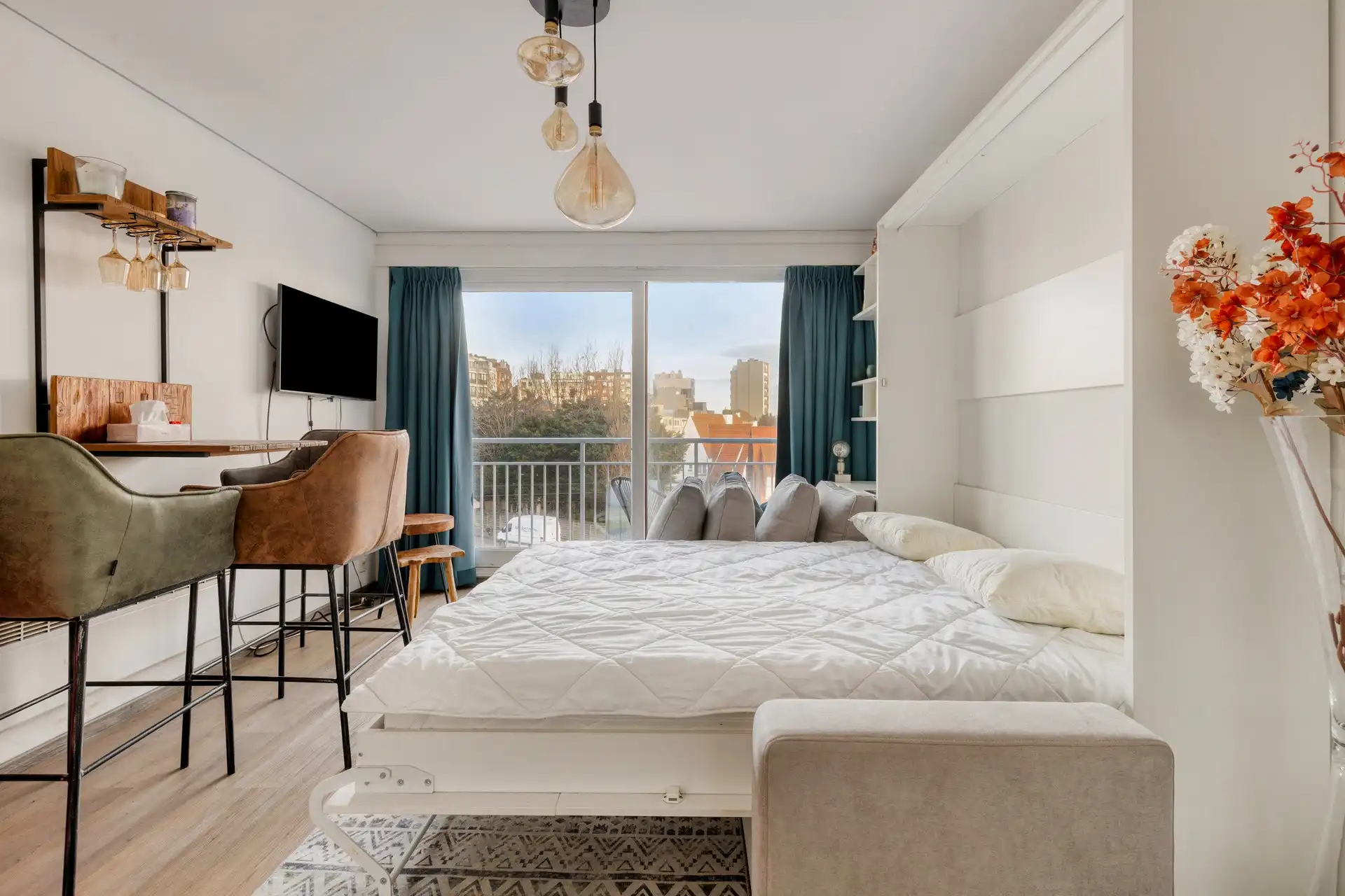 Studio met terras te Westende-Bad. foto 4