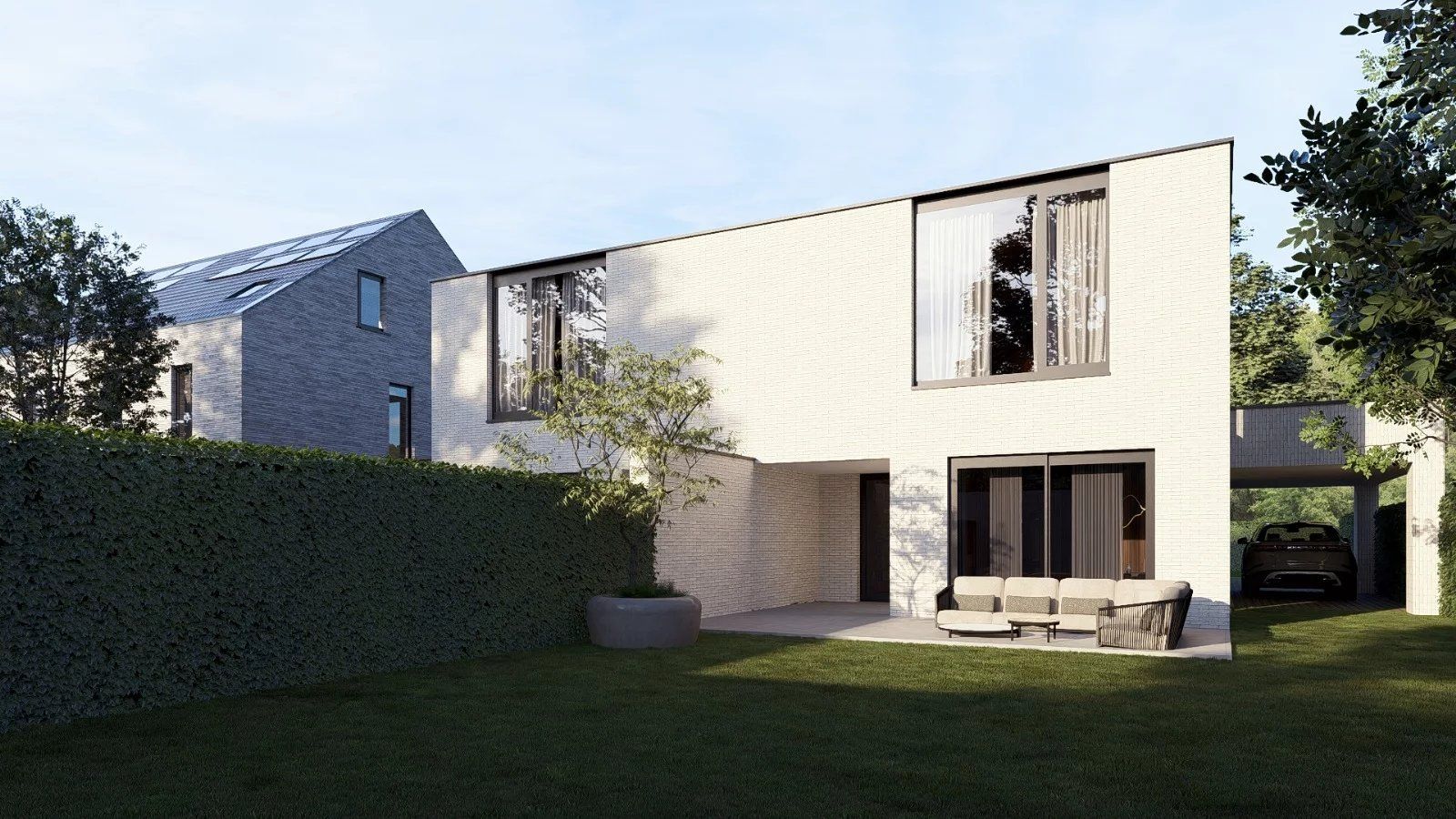 LOT 1 - UNIEKE MODERNE NIEUWBOUWWONING MET 3 SLPK IN BEGIJNENDIJK foto 2