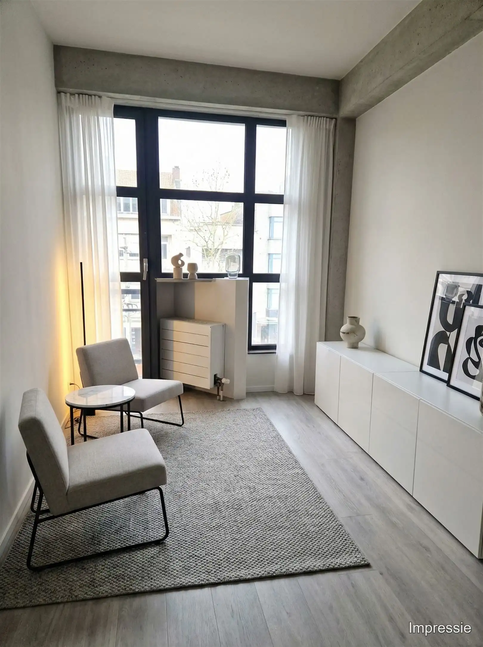 Handelspand met triplex appartement in centrum Mortsel. foto 8