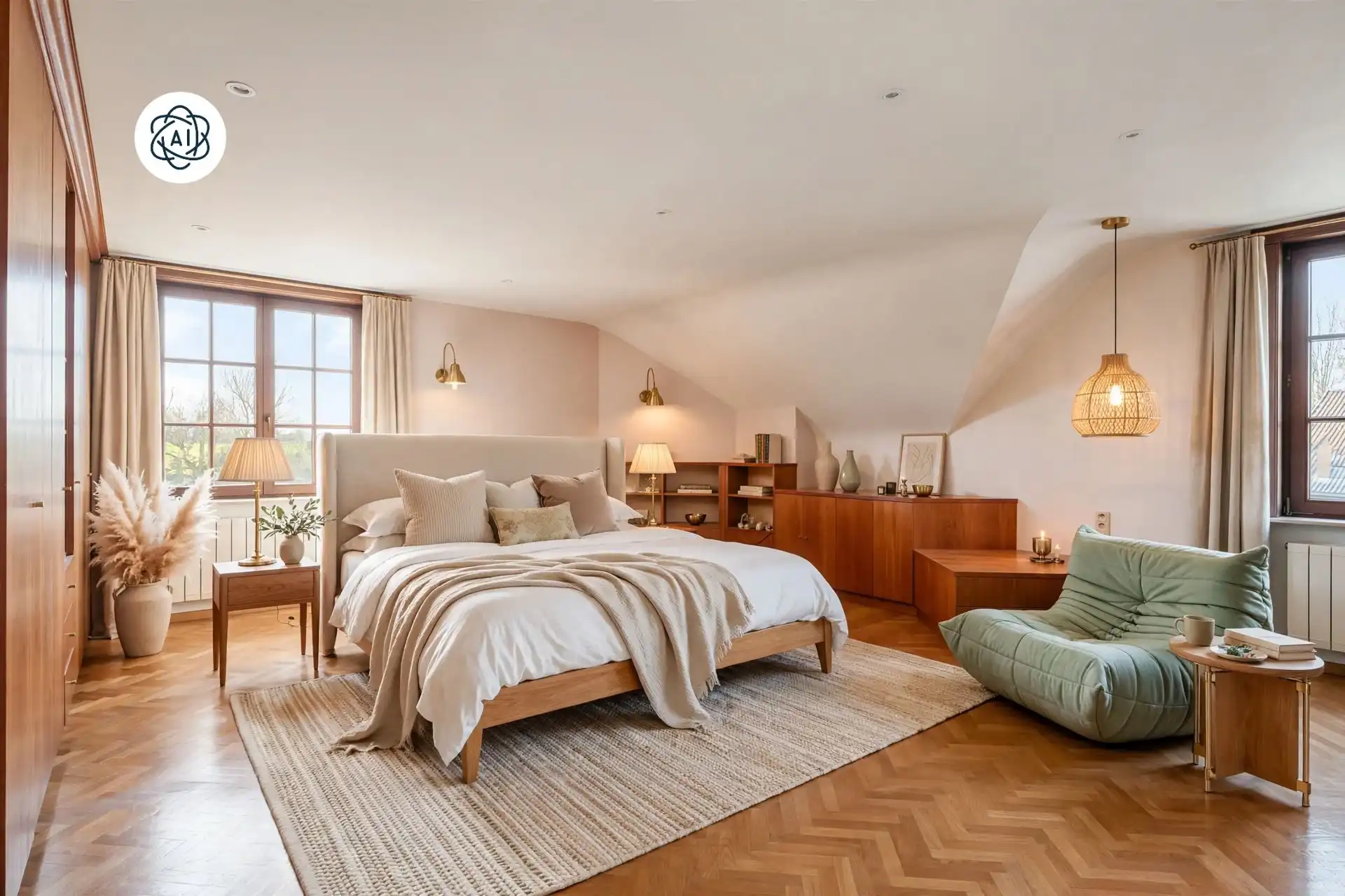 Exclusieve grote villa met 4 slk, 2 bad en prachtig zicht!  foto 20