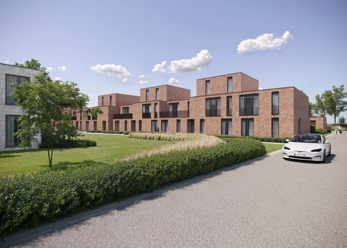 Gelijkvloers nieuwbouwappartement met ruim terras en privatief tuintje in een prachtige parkomgeving foto {{pictureIndex}}