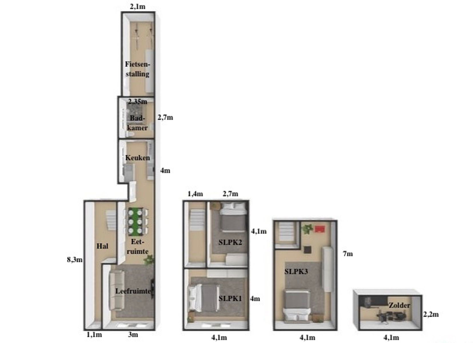 Charmante rijwoning met 3 slaapkamers én tuin, te Gijzegem! foto 23