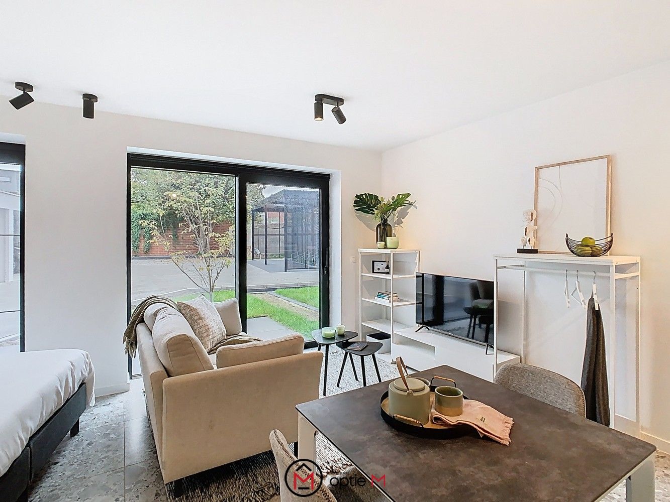 Instapklare en moderne studio op het gelijkvloers te huur in Hasselt foto 2