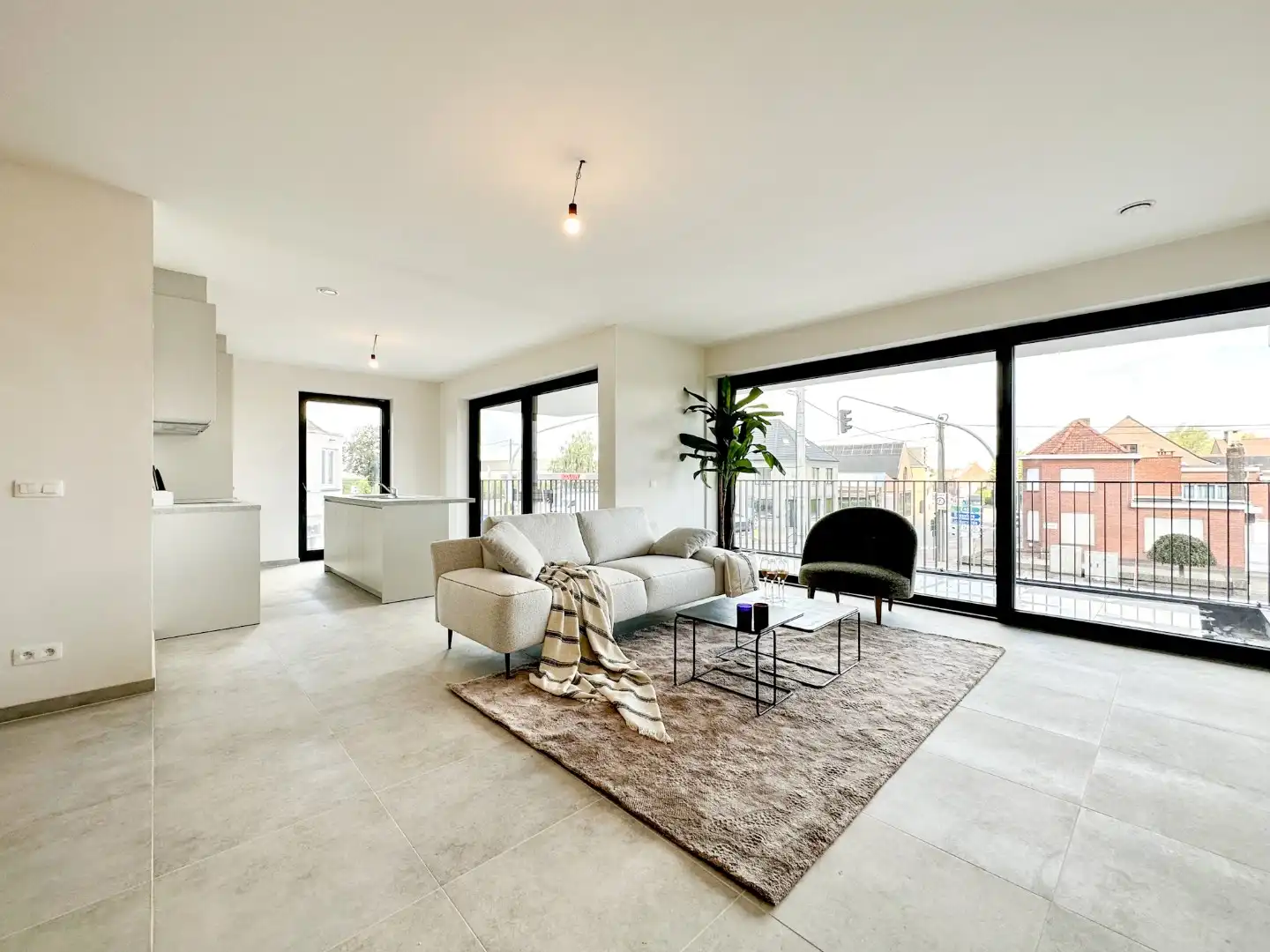 Prachtig lichtrijk en ruim (116 m²) nieuwbouw 2-slpk appartement met (zonne)terras(en), Kortemark foto 4