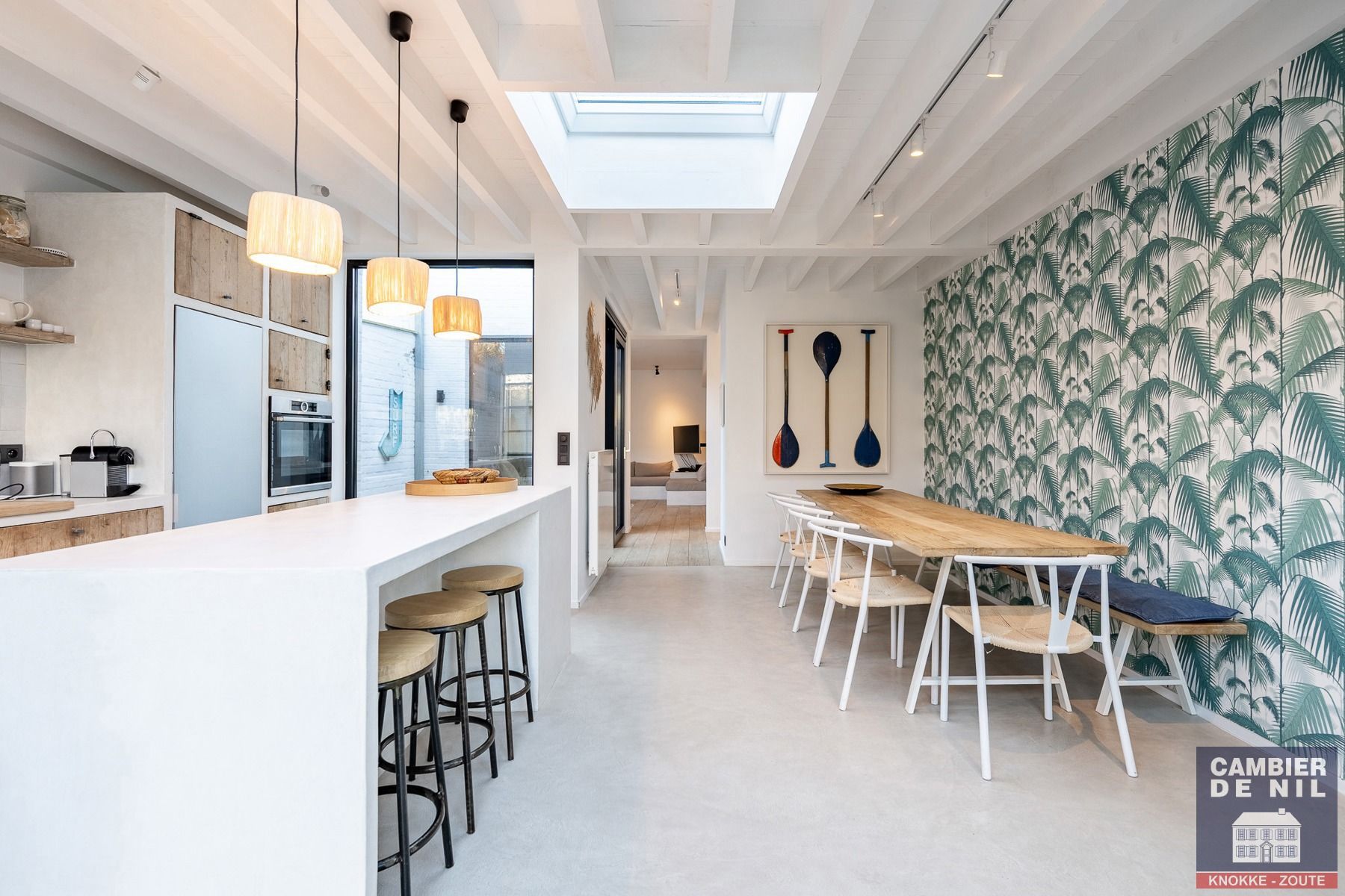 Instapklare, gemeubelde rijwoning met 5 slaapkamers en tuin – hartje Oud-Knokke foto 6