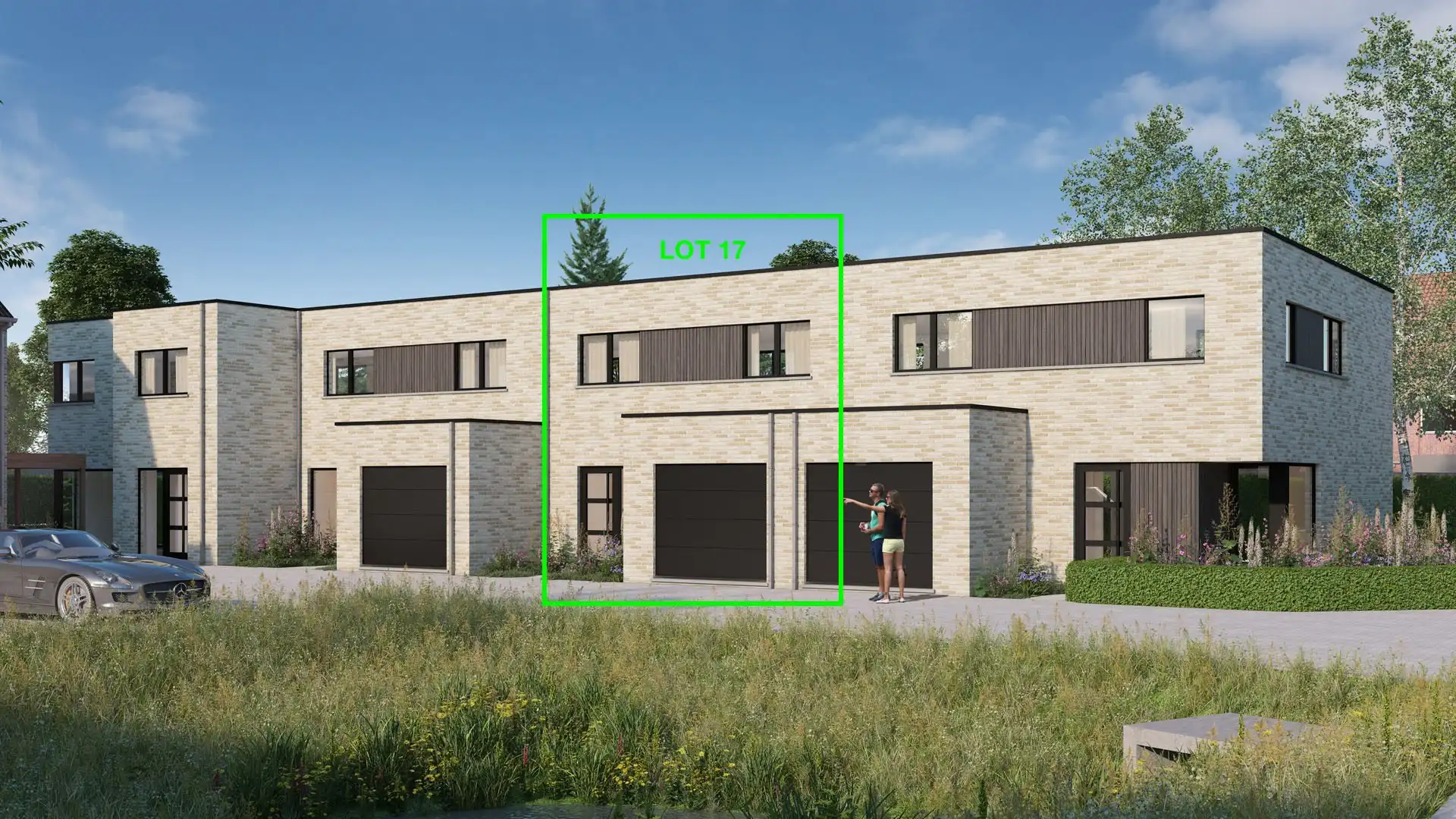 Moderne energiezuinige nieuwbouwwoning te Gistel foto {{pictureIndex}}