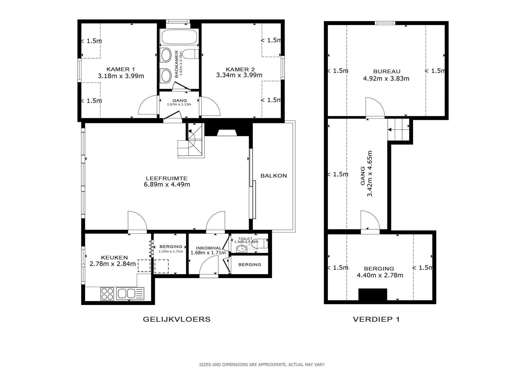 Ruime 3 slpk. duplex met waterzicht nabij centrum Brugge foto 19