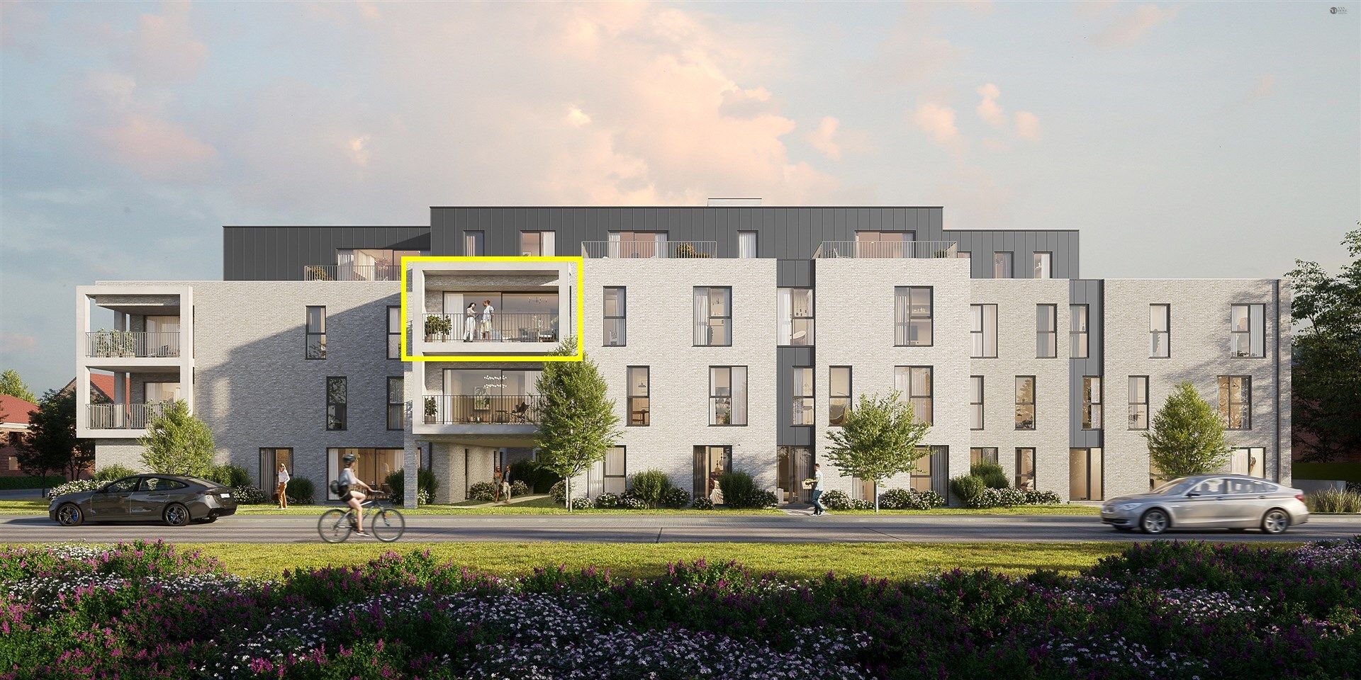 West gericht 2 slaapkamer appartement foto {{pictureIndex}}