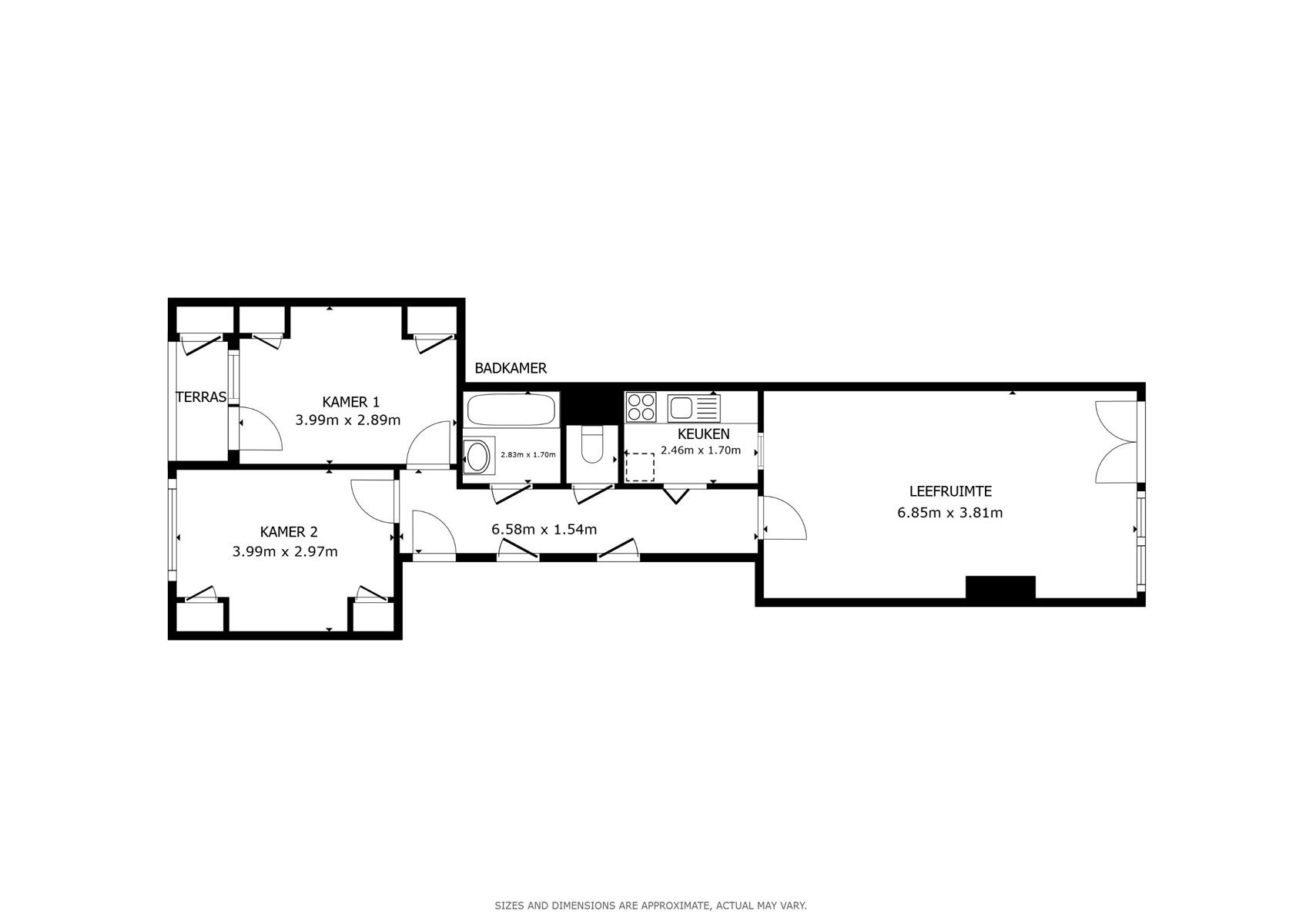 Duurzaam appartement met terras nabij de zeedijk foto 21