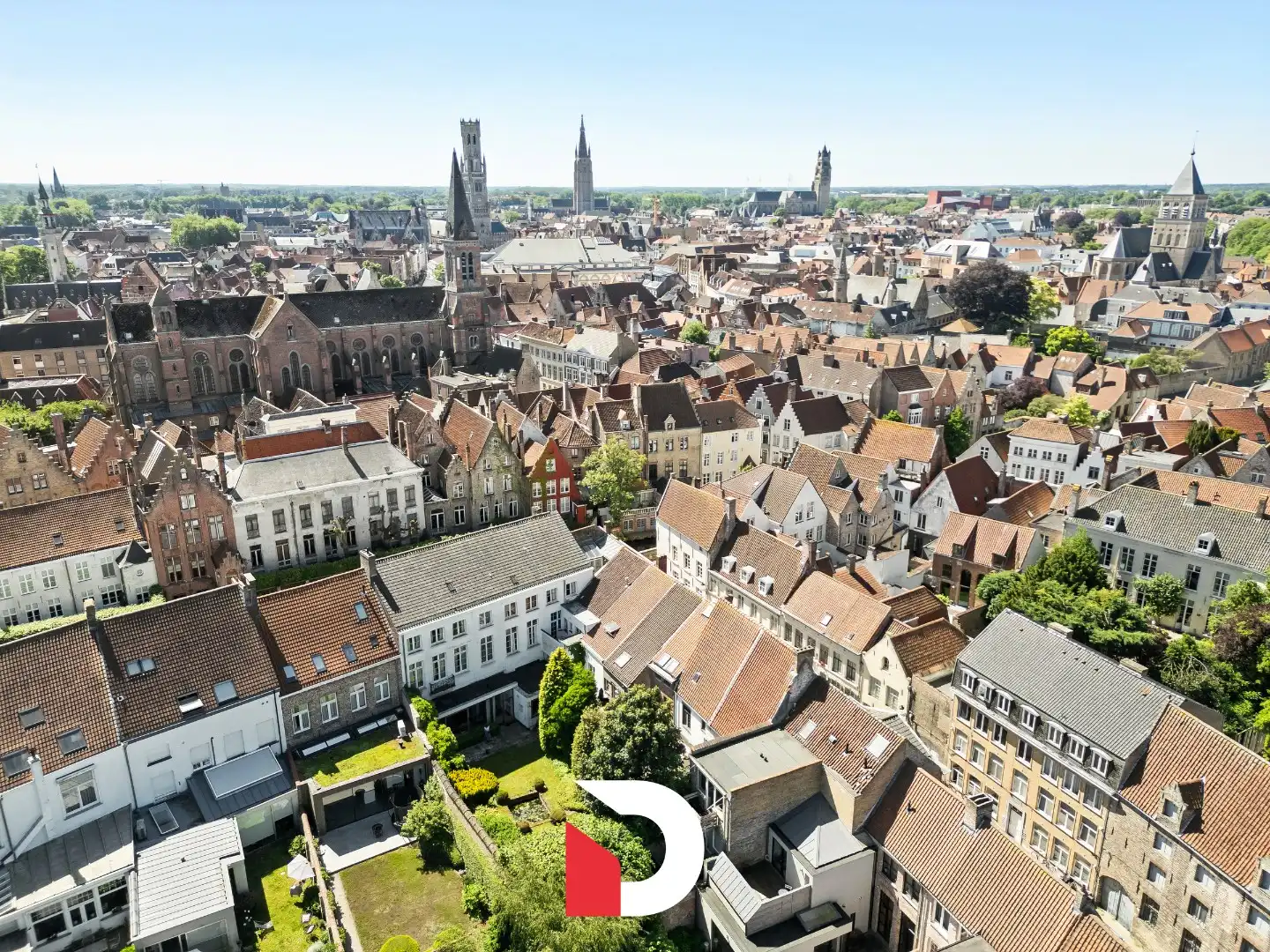 Exclusief burgerhuis met diephuis op een perceel van +/- 592 m² in centrum Brugge. foto 19