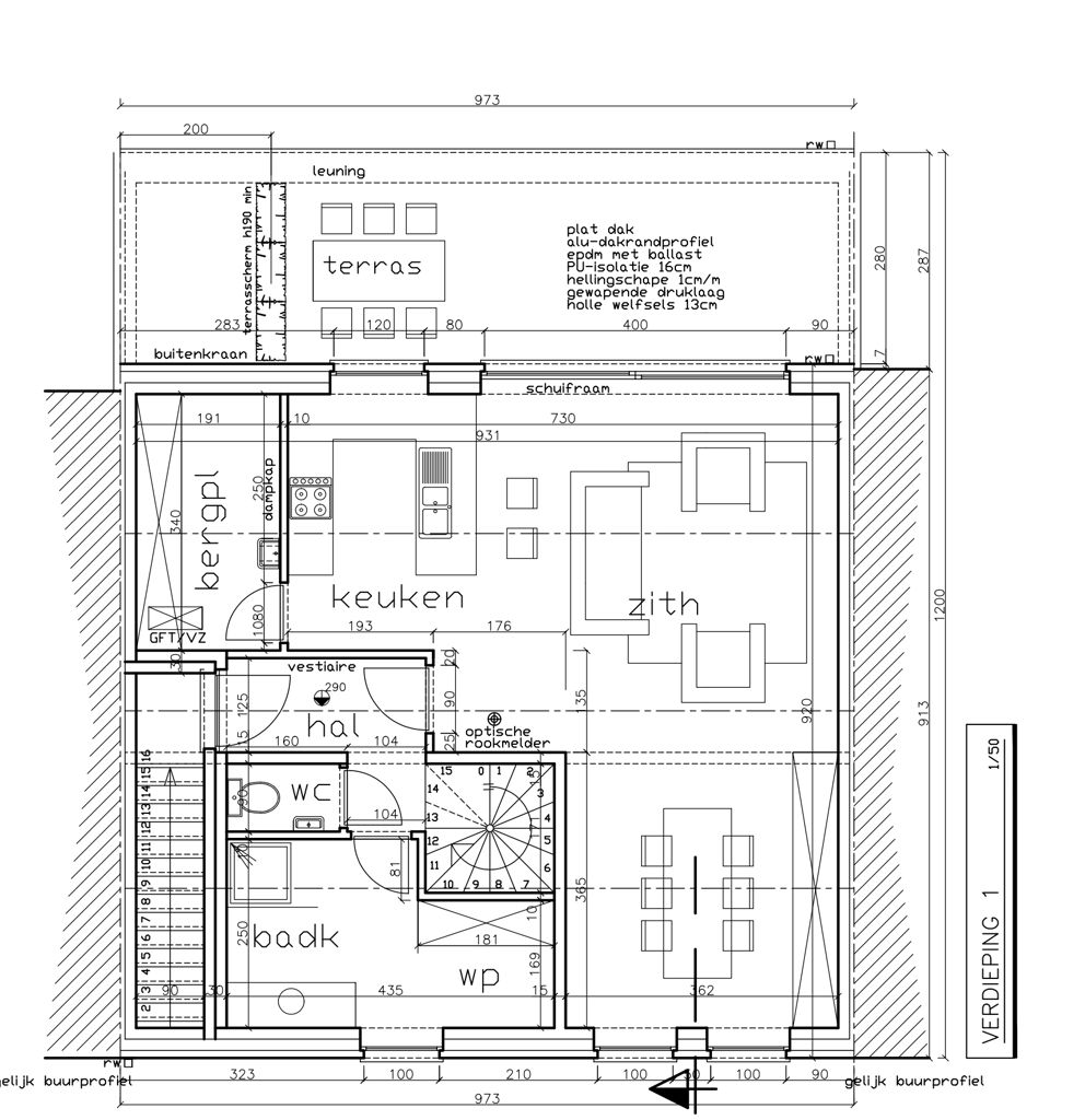 NIEUWBOUW STAPELWONING MET ZEER RUIM DAKTERRAS  foto 22