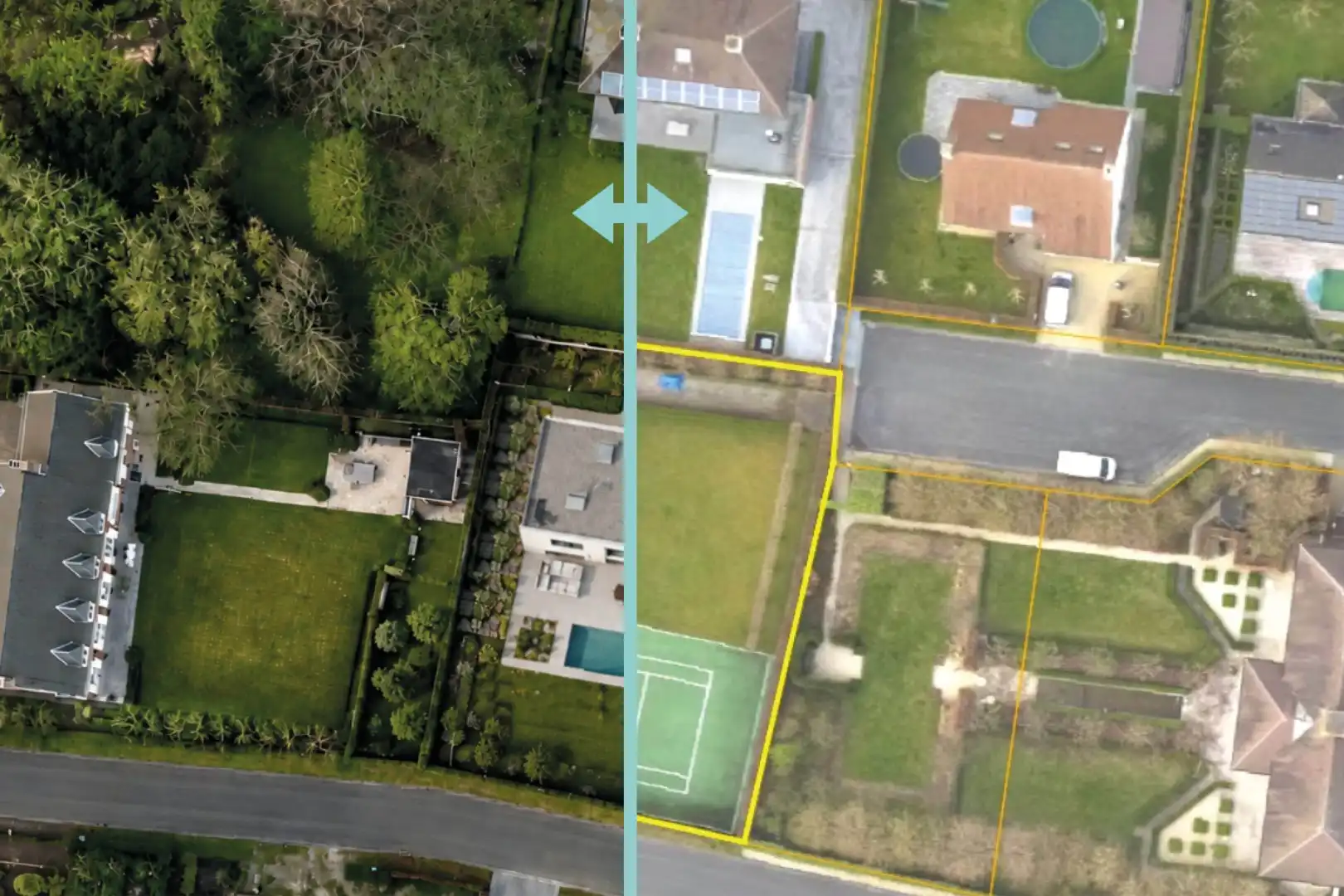 Rustig en residentieel gelegen perceel bouwgrond. foto {{pictureIndex}}