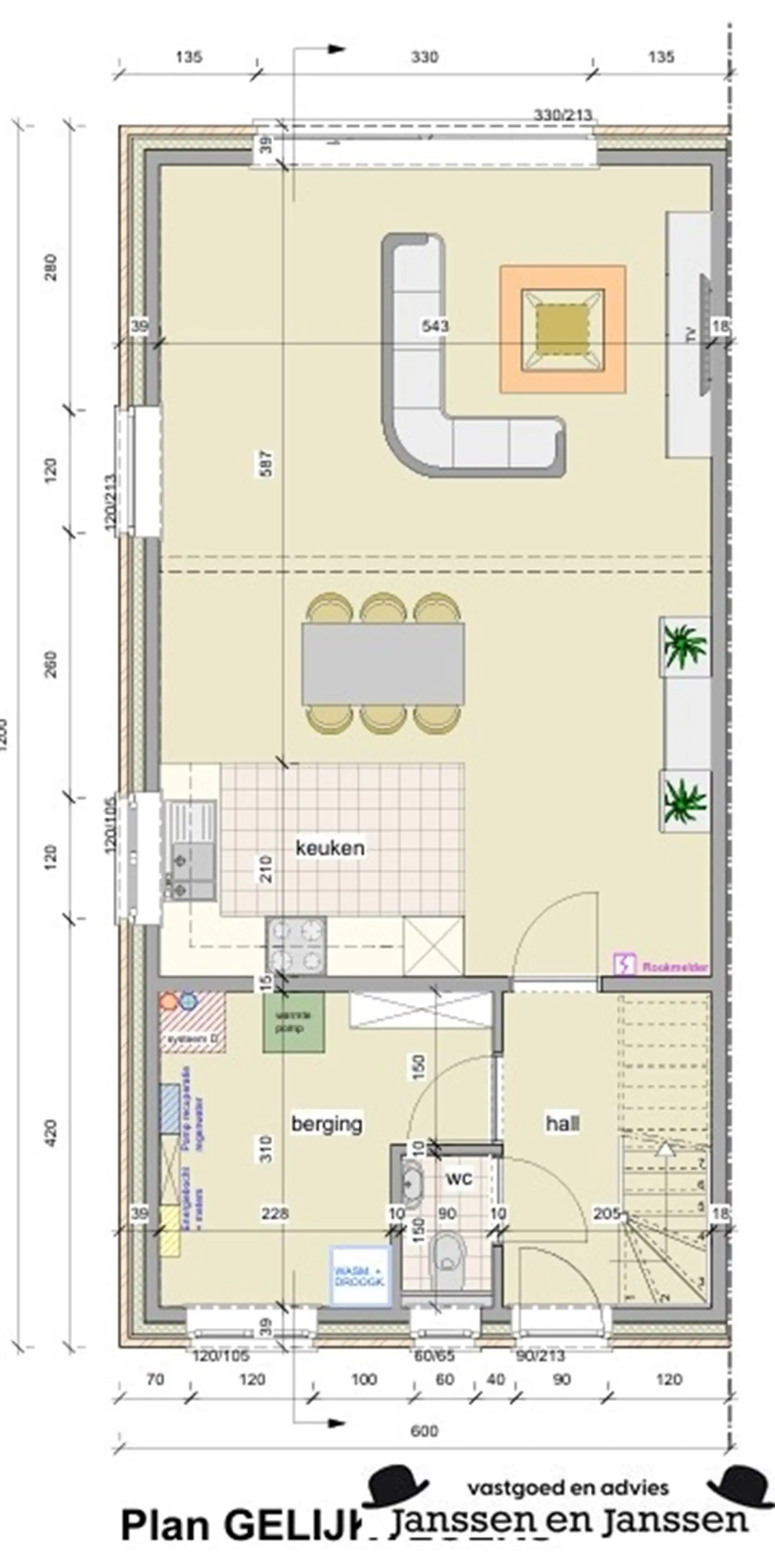 Nieuwbouwwoning met 2 slaapkamers op een perceel van 283 m² foto 3
