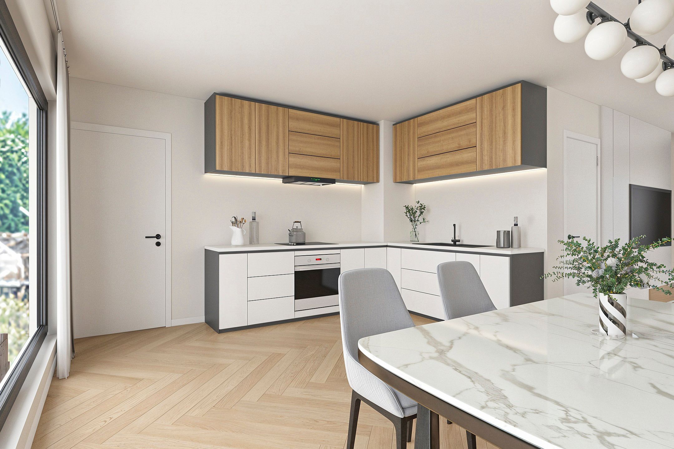 Verder af te werken woning met o.a. 4 slaapkamers, inpandige garage, ... foto 4