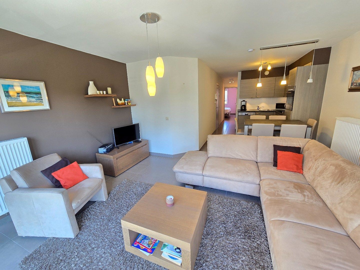 Appartement 2 slpk's met zijdelings zeezicht foto {{pictureIndex}}