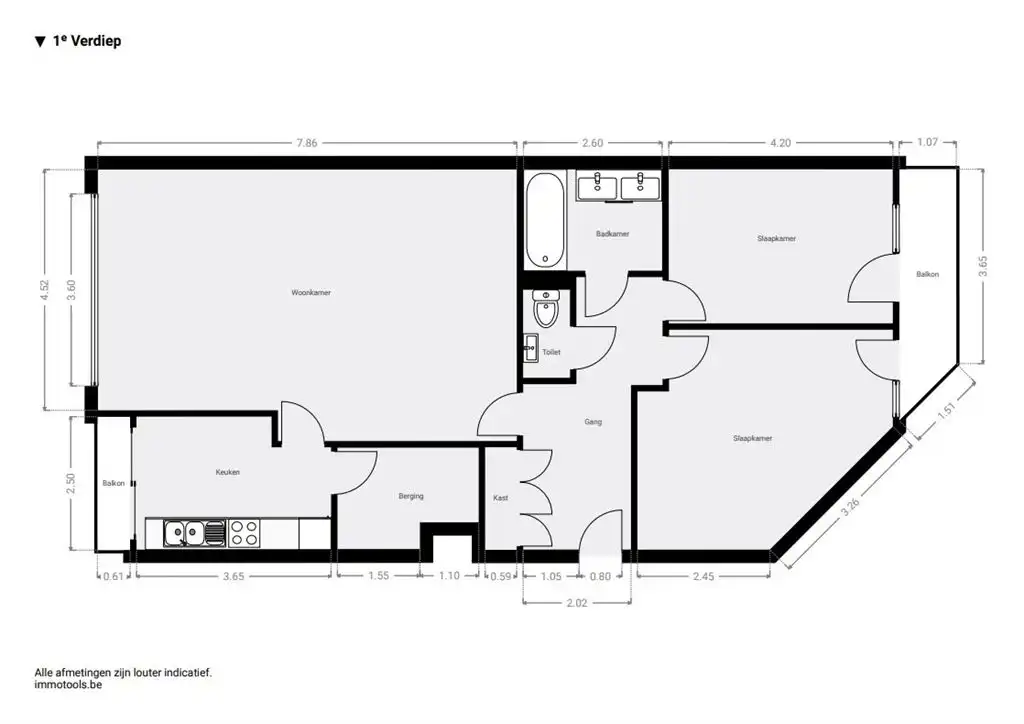 2 slpk-appartement met autostaanplaats in rustige woonwijk foto 15