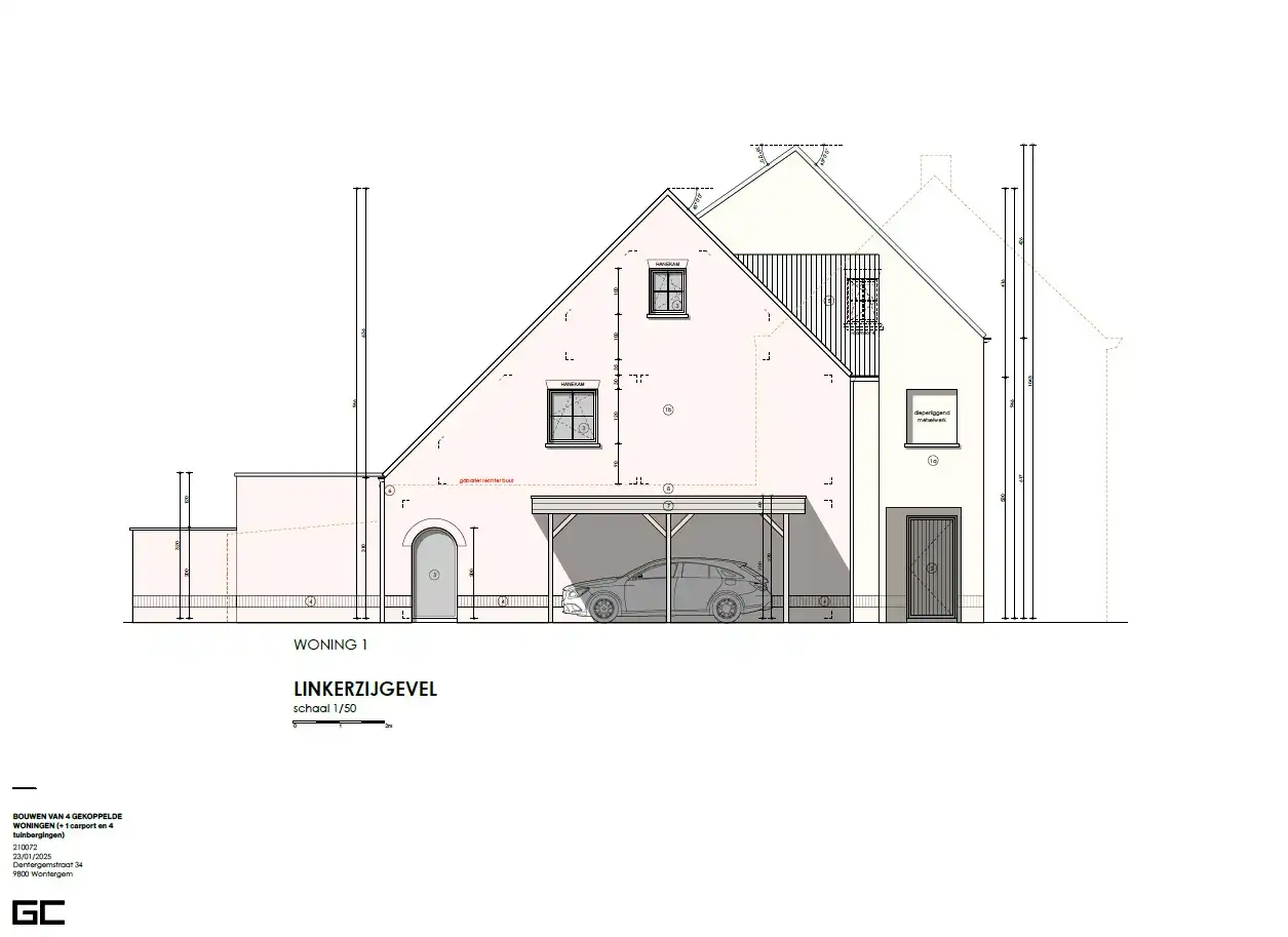 NIEUWBOUW : Dentergemstraat 34 (Lot 1) - 9800 Deinze (Wontergem) foto 6