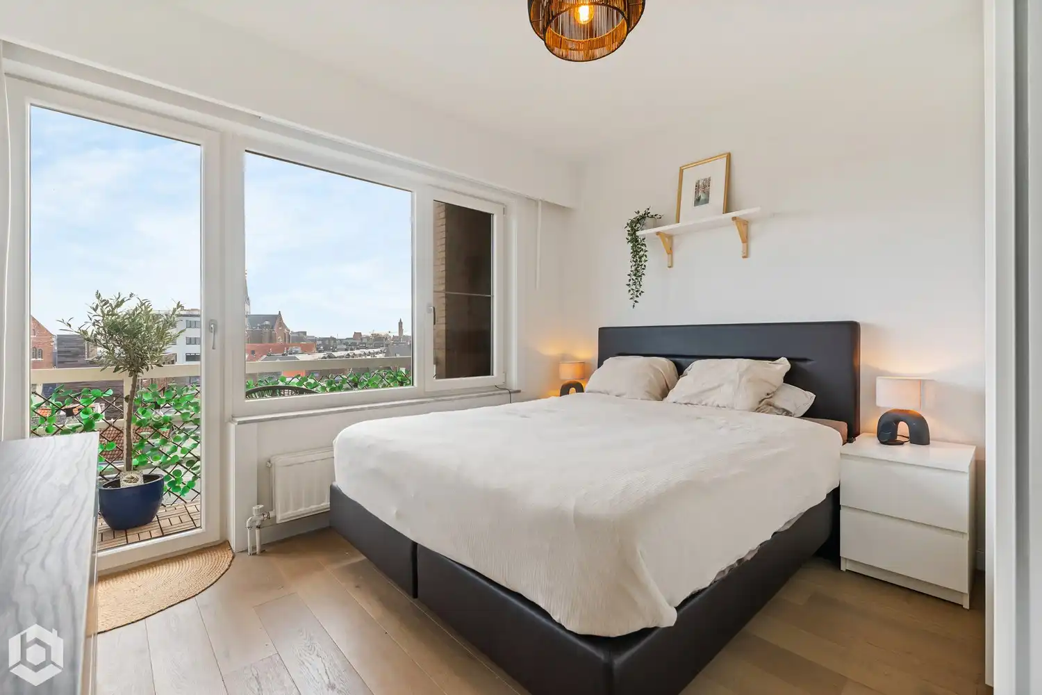 Korte termijn verhuur prachtig 2 slpkr appartement met uniek zicht op Mechelen foto 10