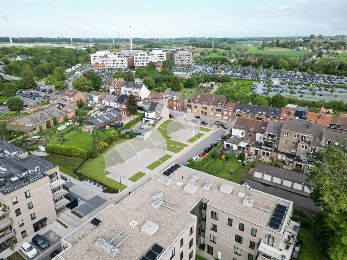 Bouwgrond voor halfopen bebouwing te Halle! foto 2